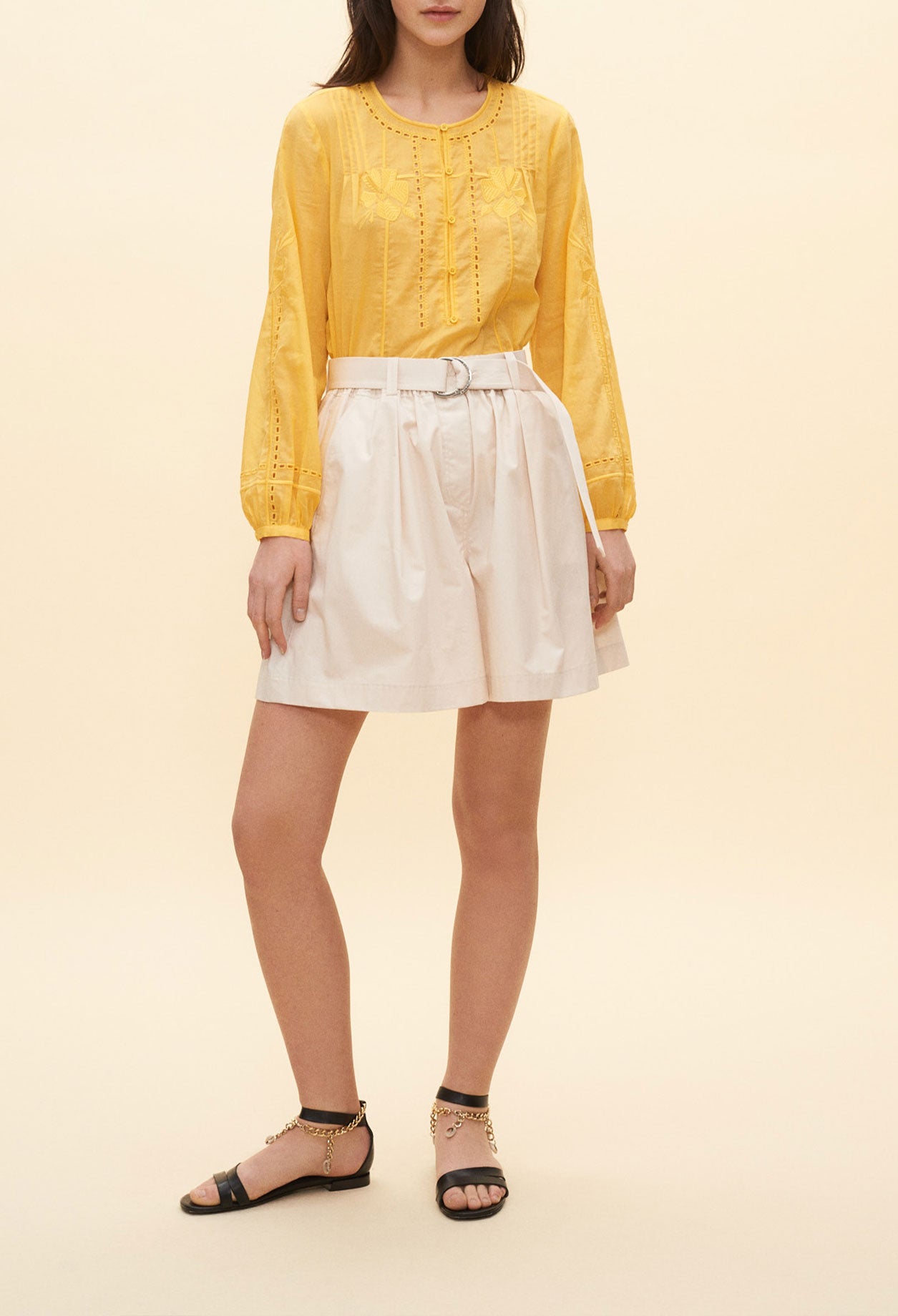 Corsage avec broderies anglaises Faume - seconde main