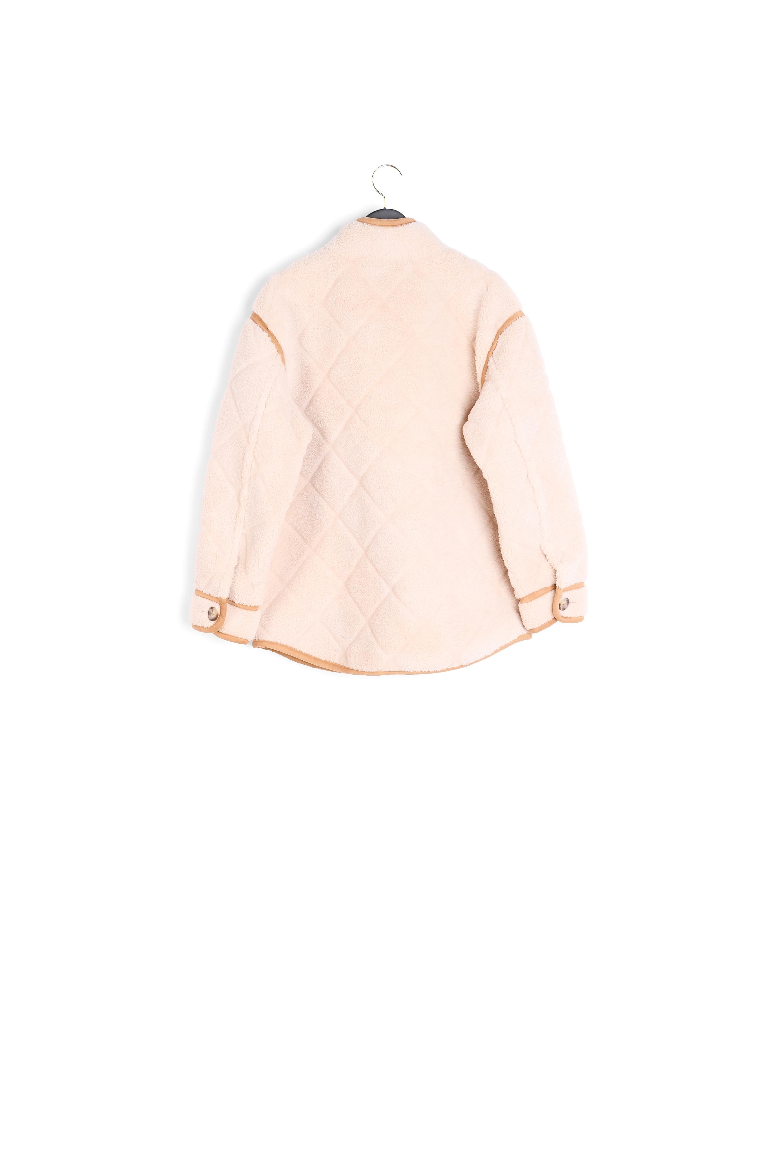 Manteau effet peau lainée Faume - seconde main