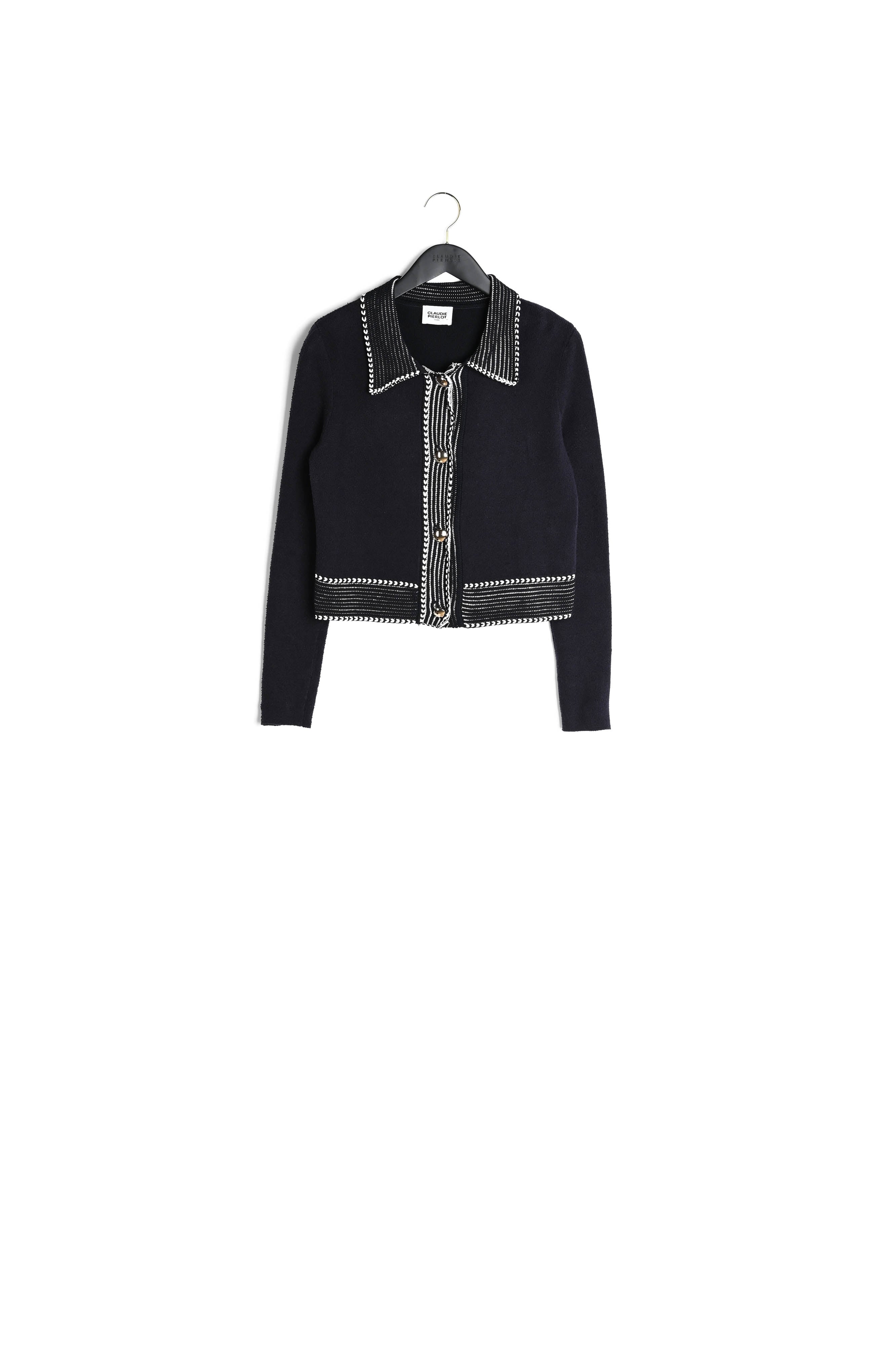 Cardigan court maille Faume - seconde main