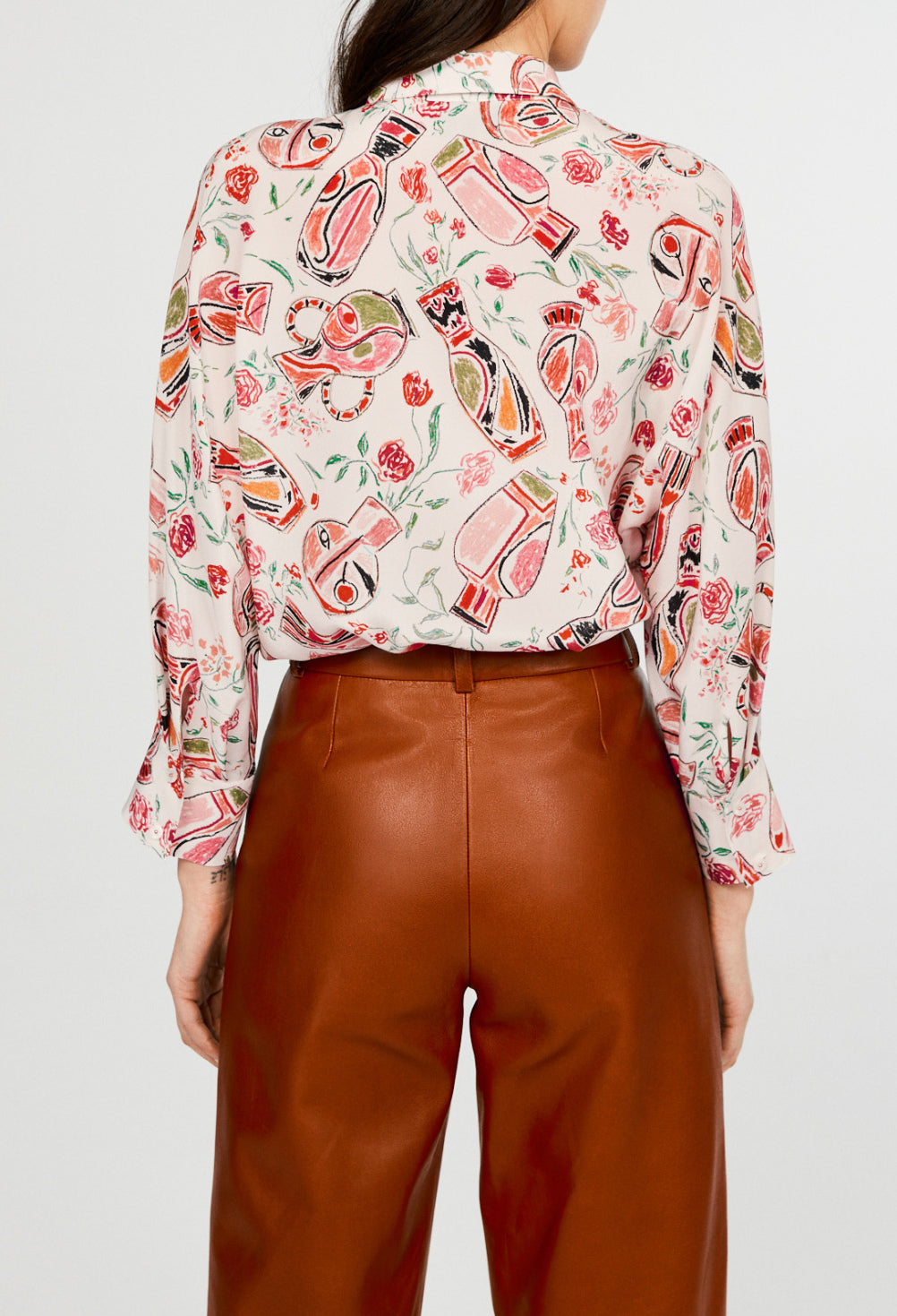 Chemise en soie Faume - seconde main