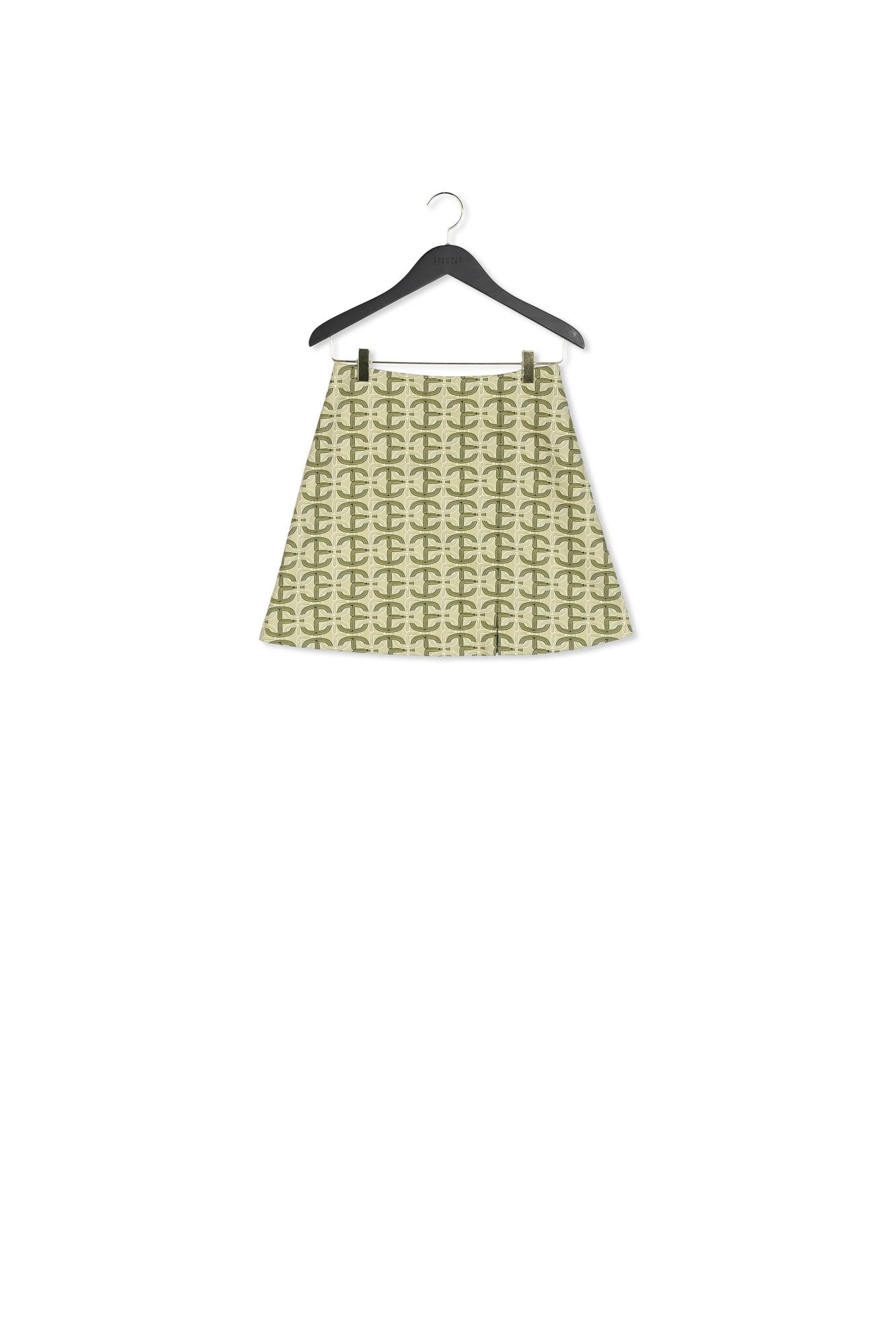 jupe courte trapèz monogramm Faume - seconde main