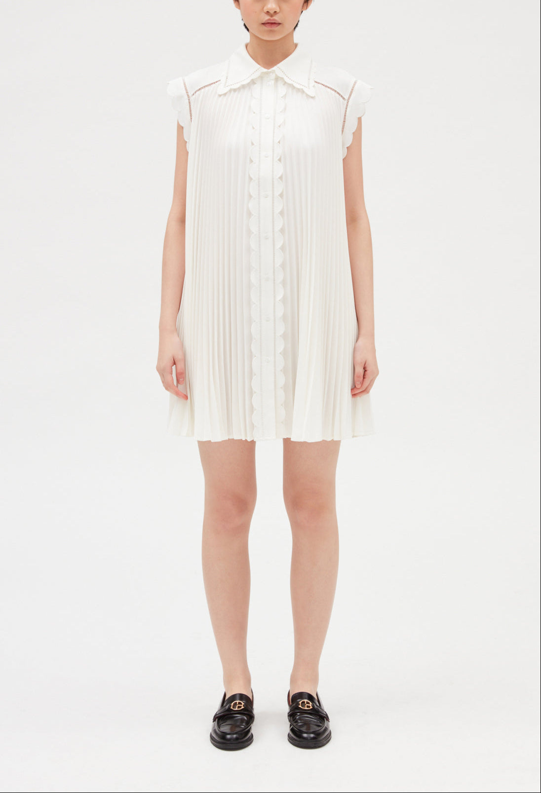 Robe courte plissée Faume - seconde main