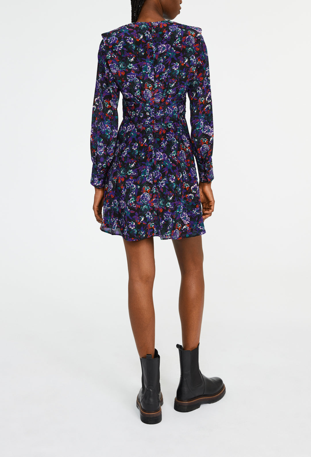 Robe à épaulettes soie Faume - seconde main