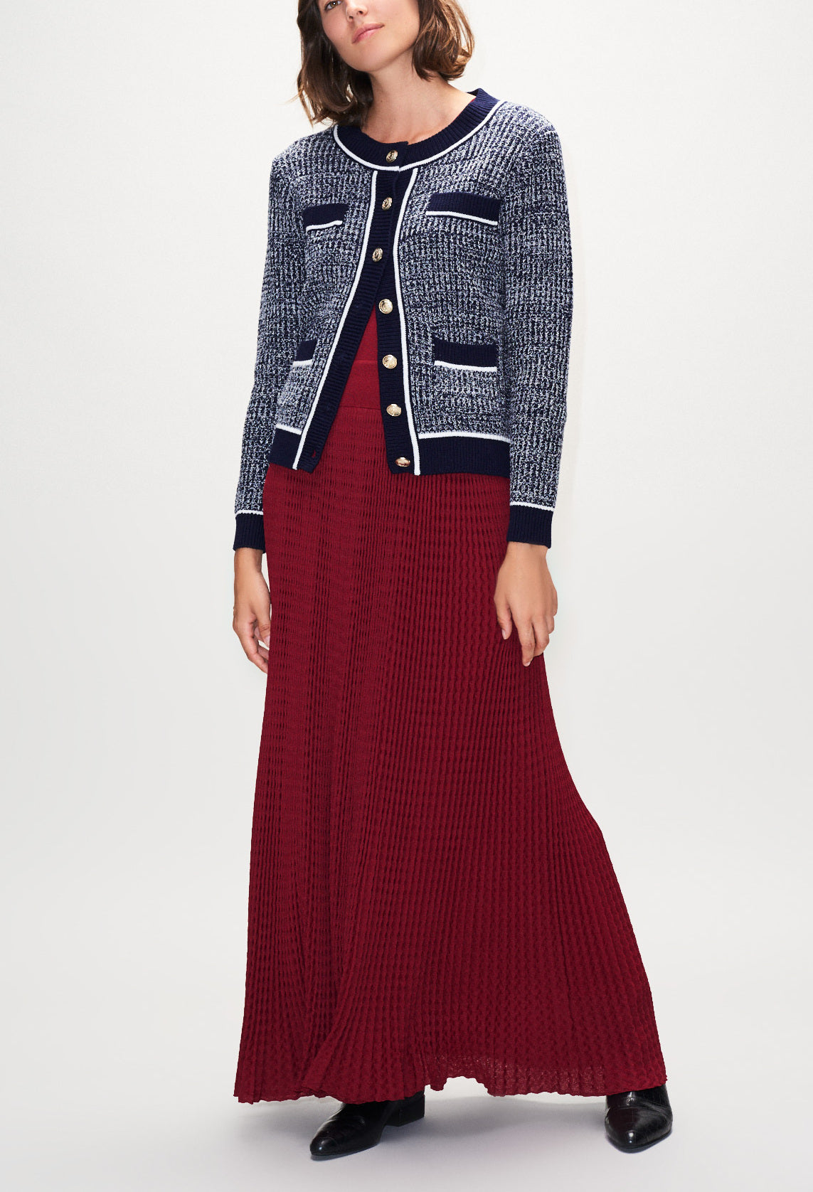 Robe longue en maille Faume - seconde main