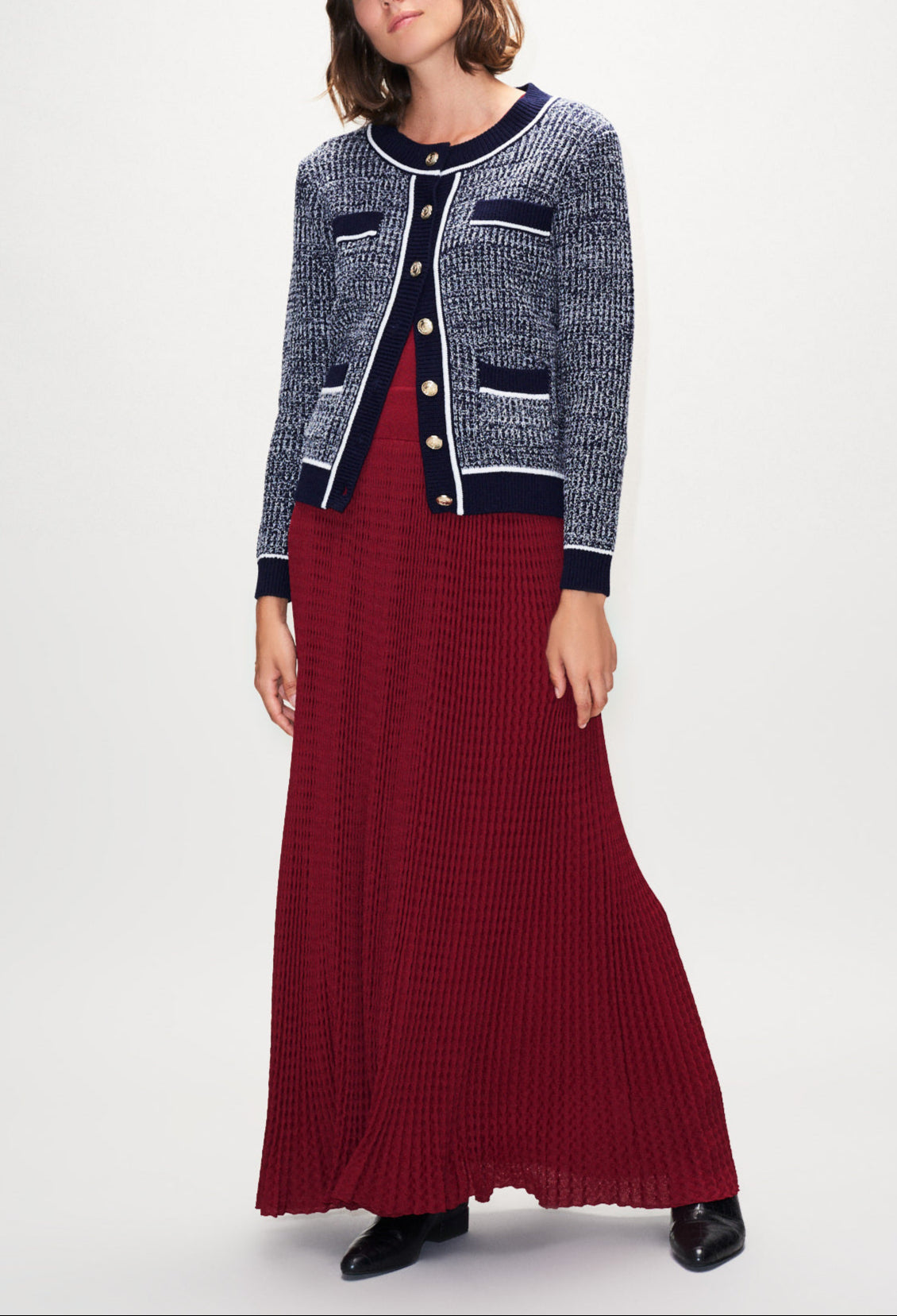 Robe longue en maille Faume - seconde main