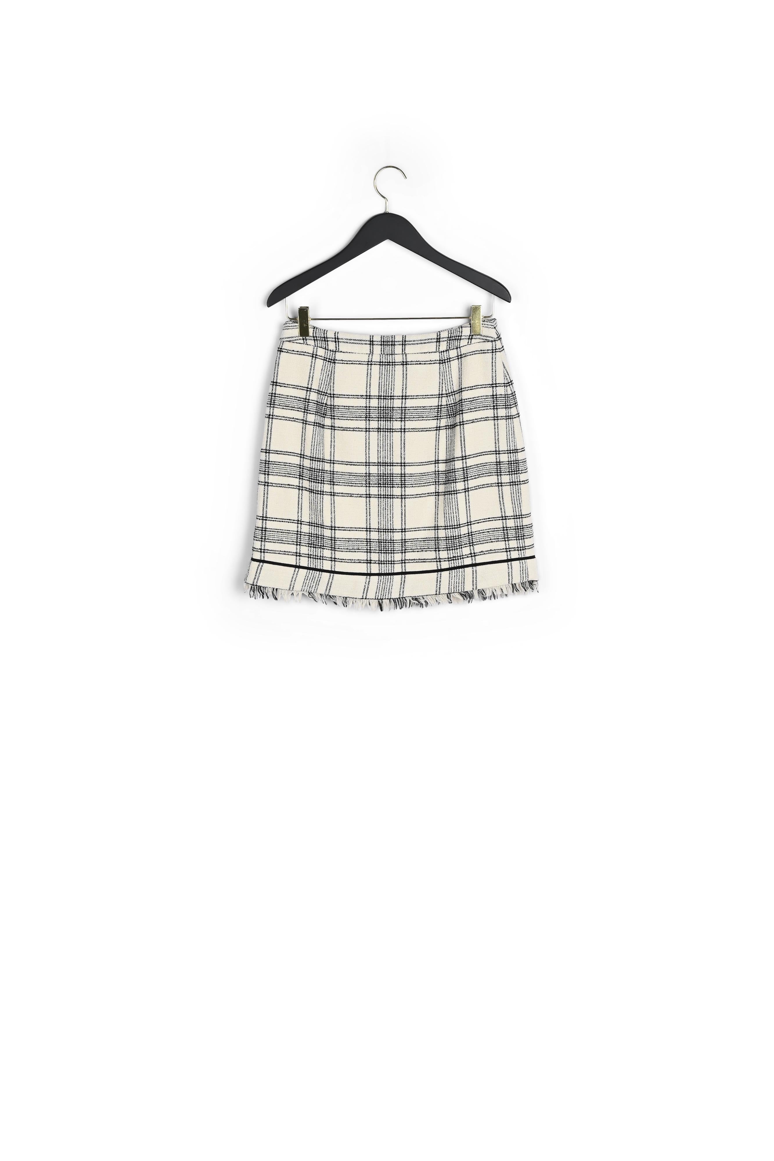 Jupe tweed à carreaux Faume - seconde main