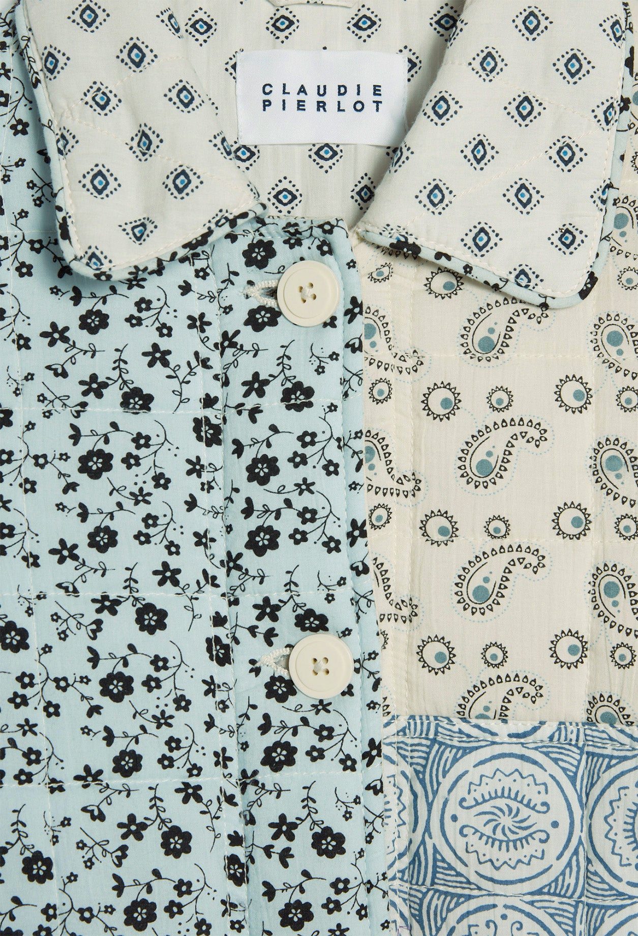 Blouson molletonné à motifs Faume - seconde main