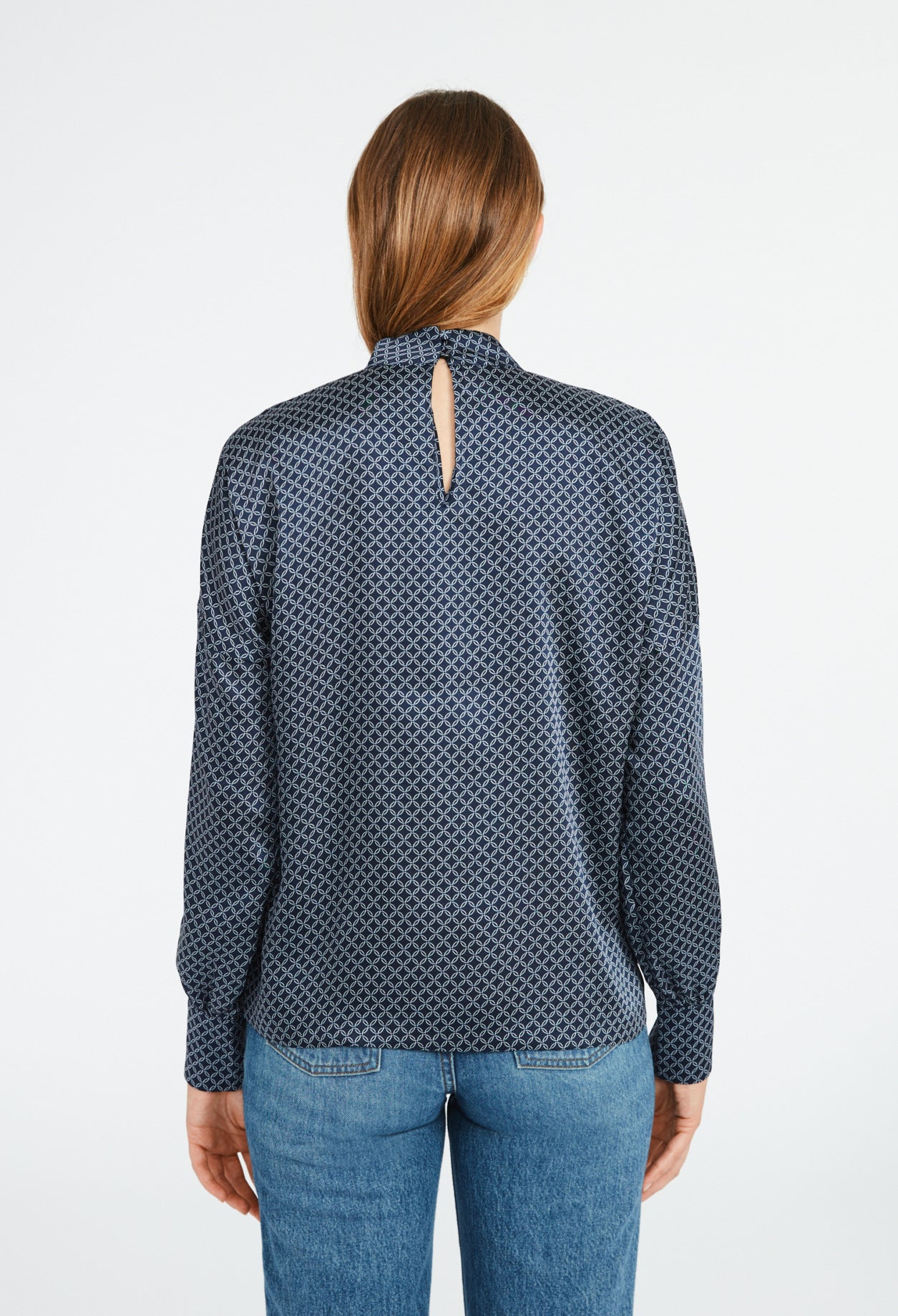 Blouse imprimé géométrique Faume - seconde main