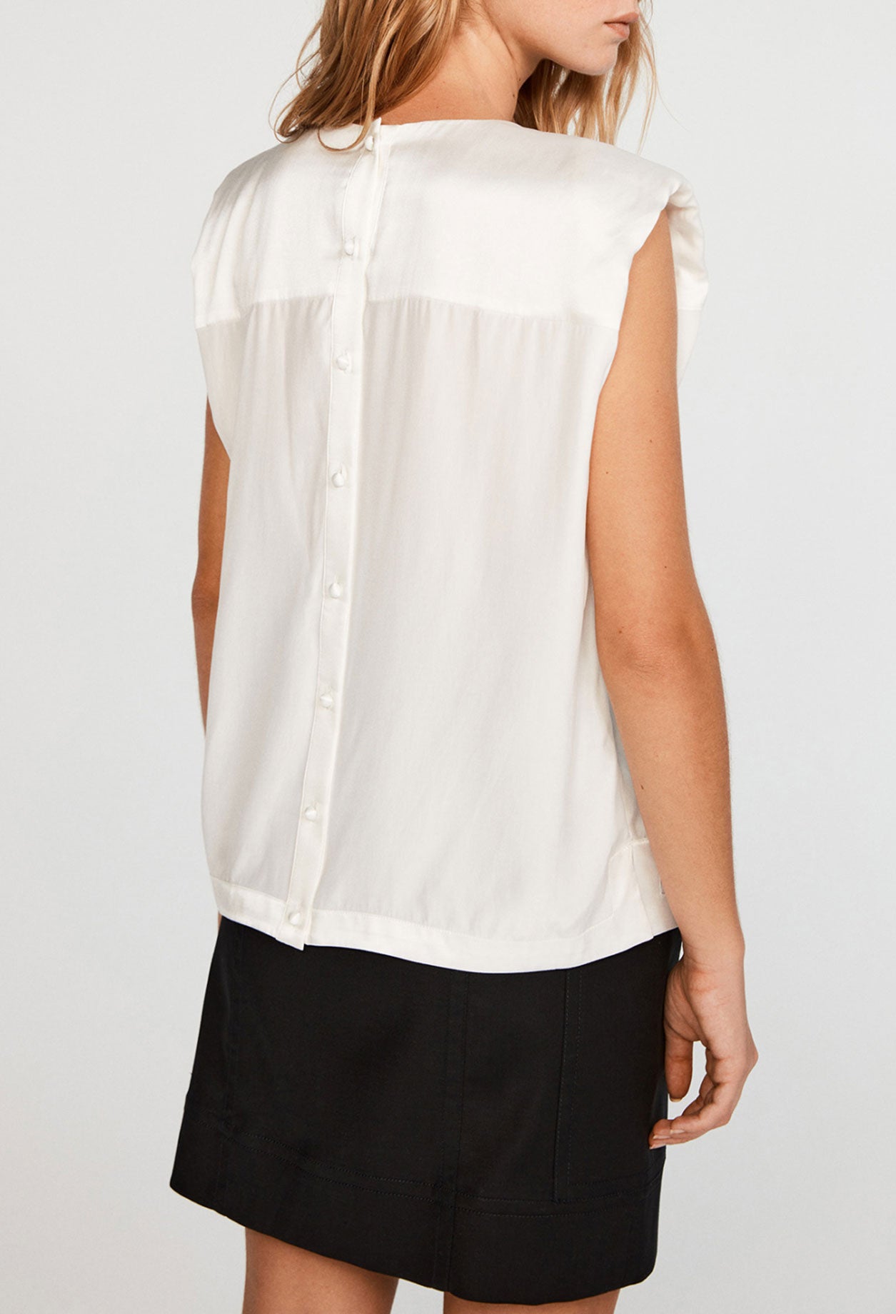 Top en soie Faume - seconde main