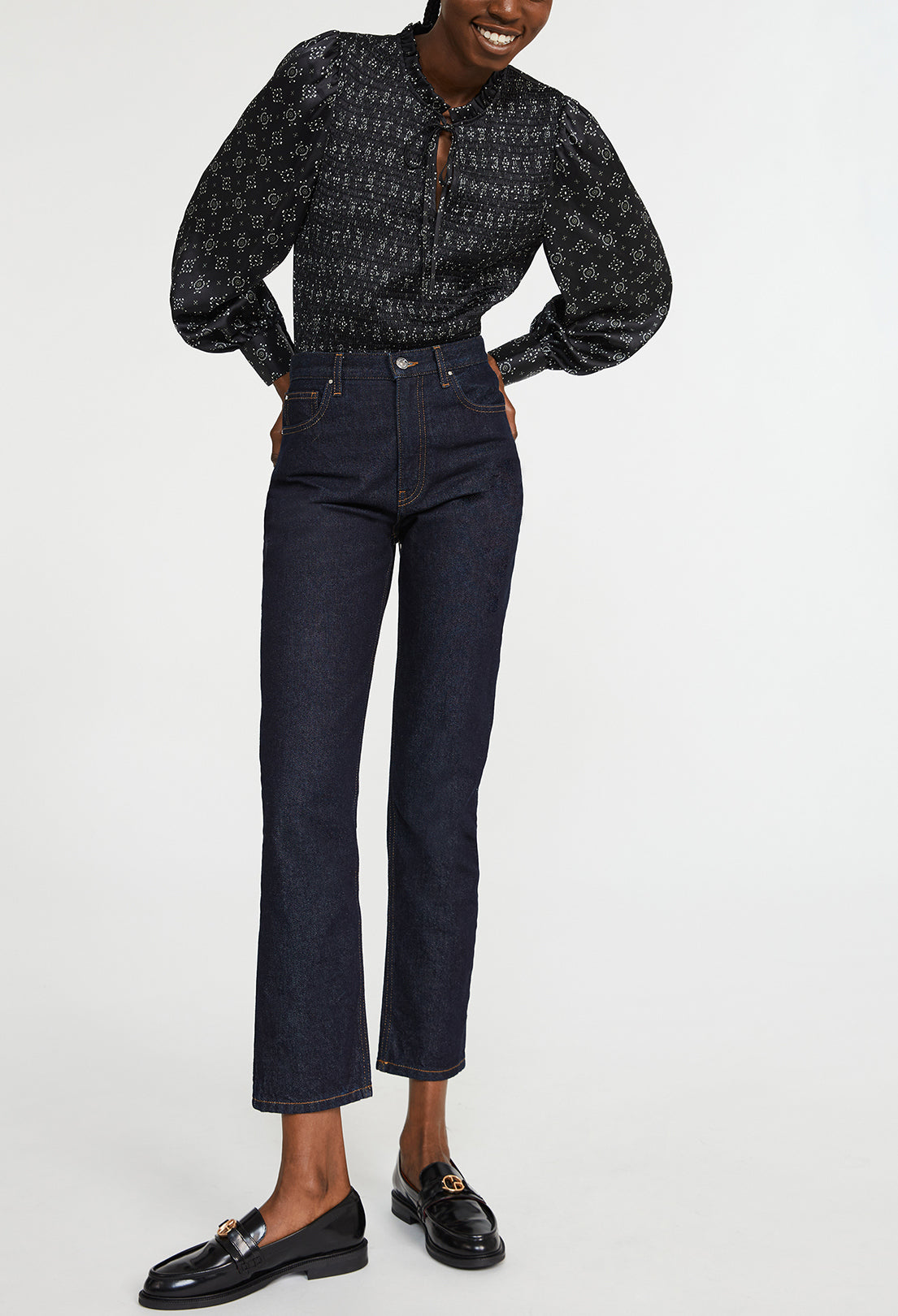 Top à motifs Faume - seconde main