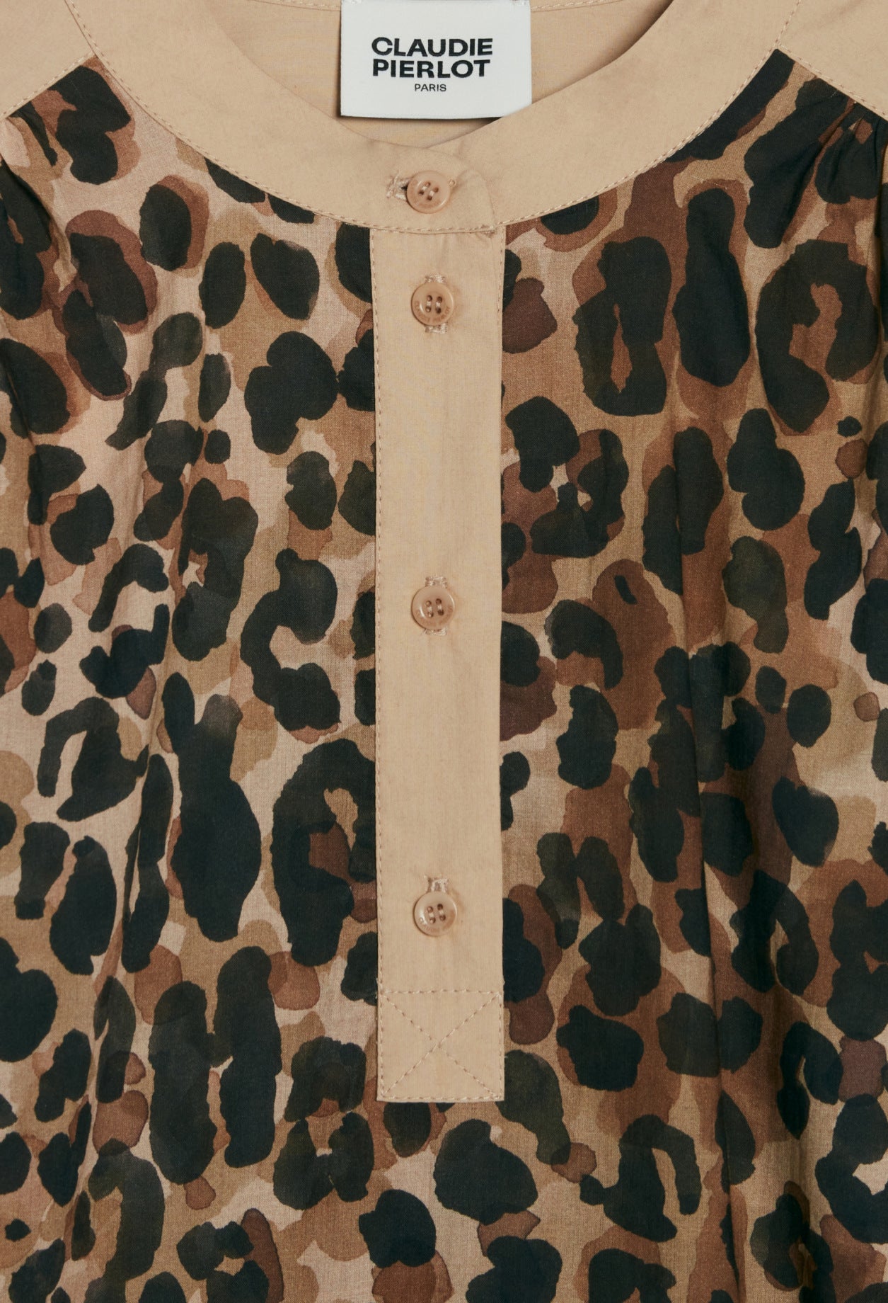 Blouse léopard Faume - seconde main