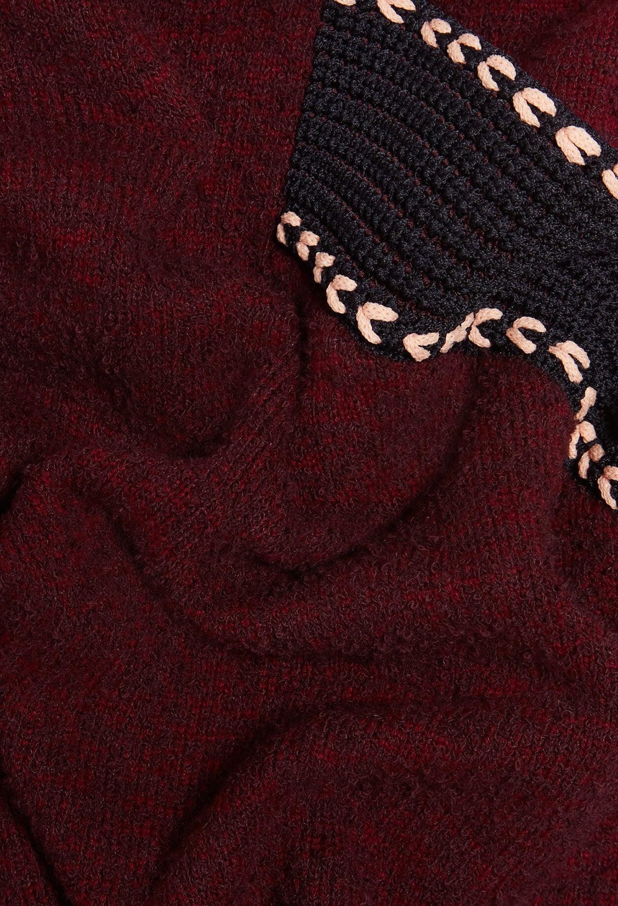 Jupe maille droite contrasté Faume - seconde main