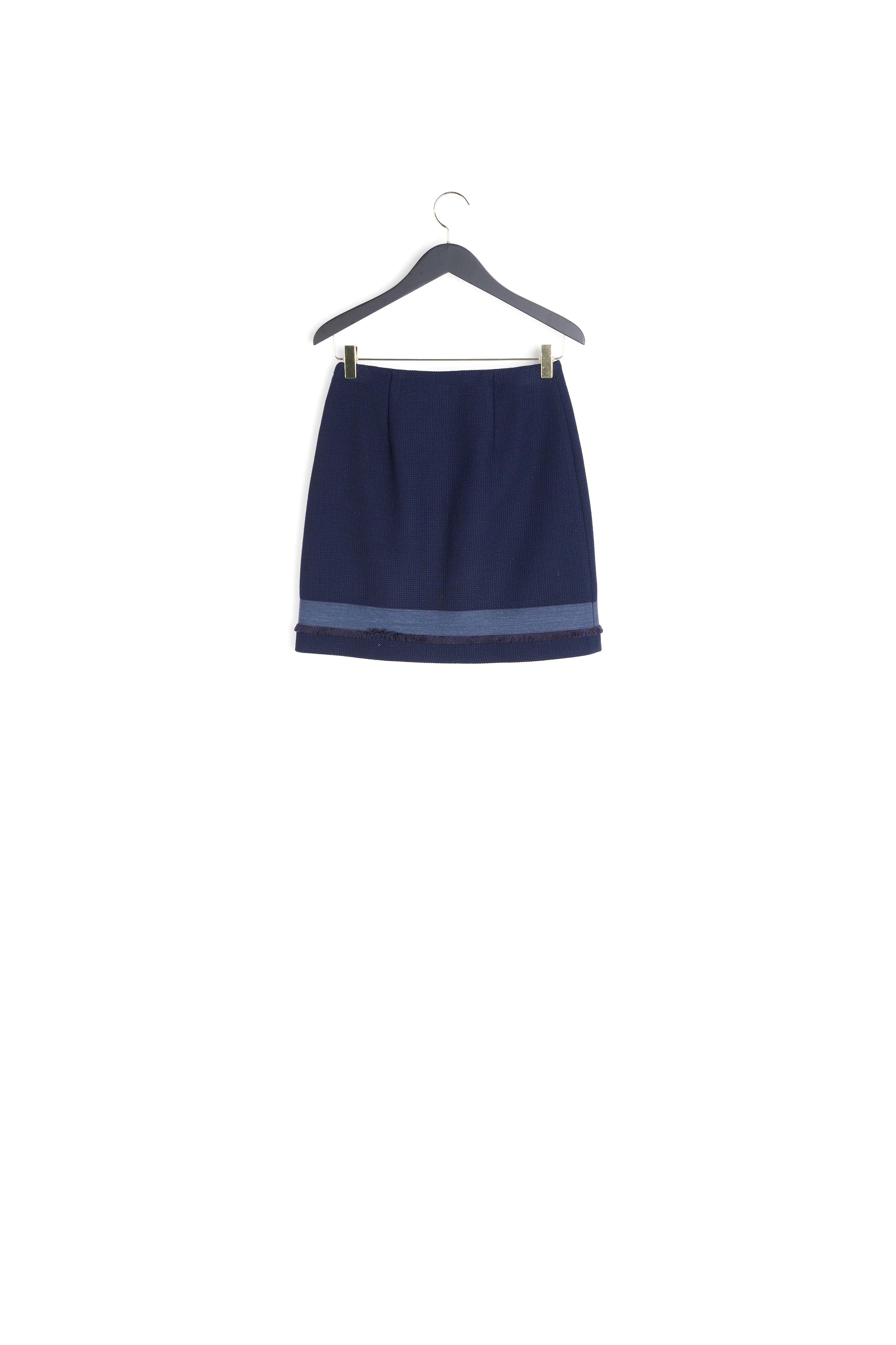 Jupe courte à bande jean Faume - seconde main