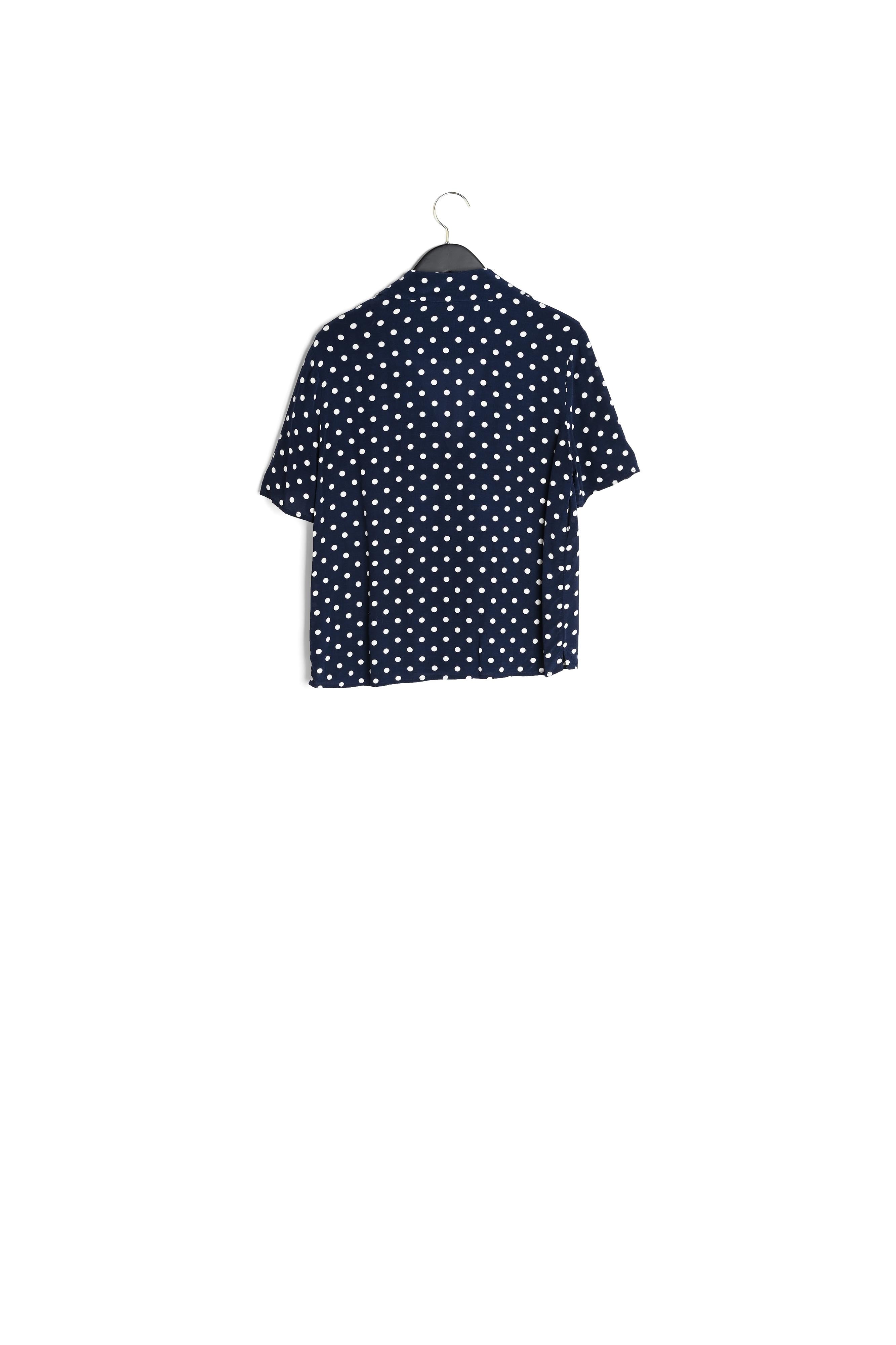 Chemisier manches courtes à pois Faume - seconde main