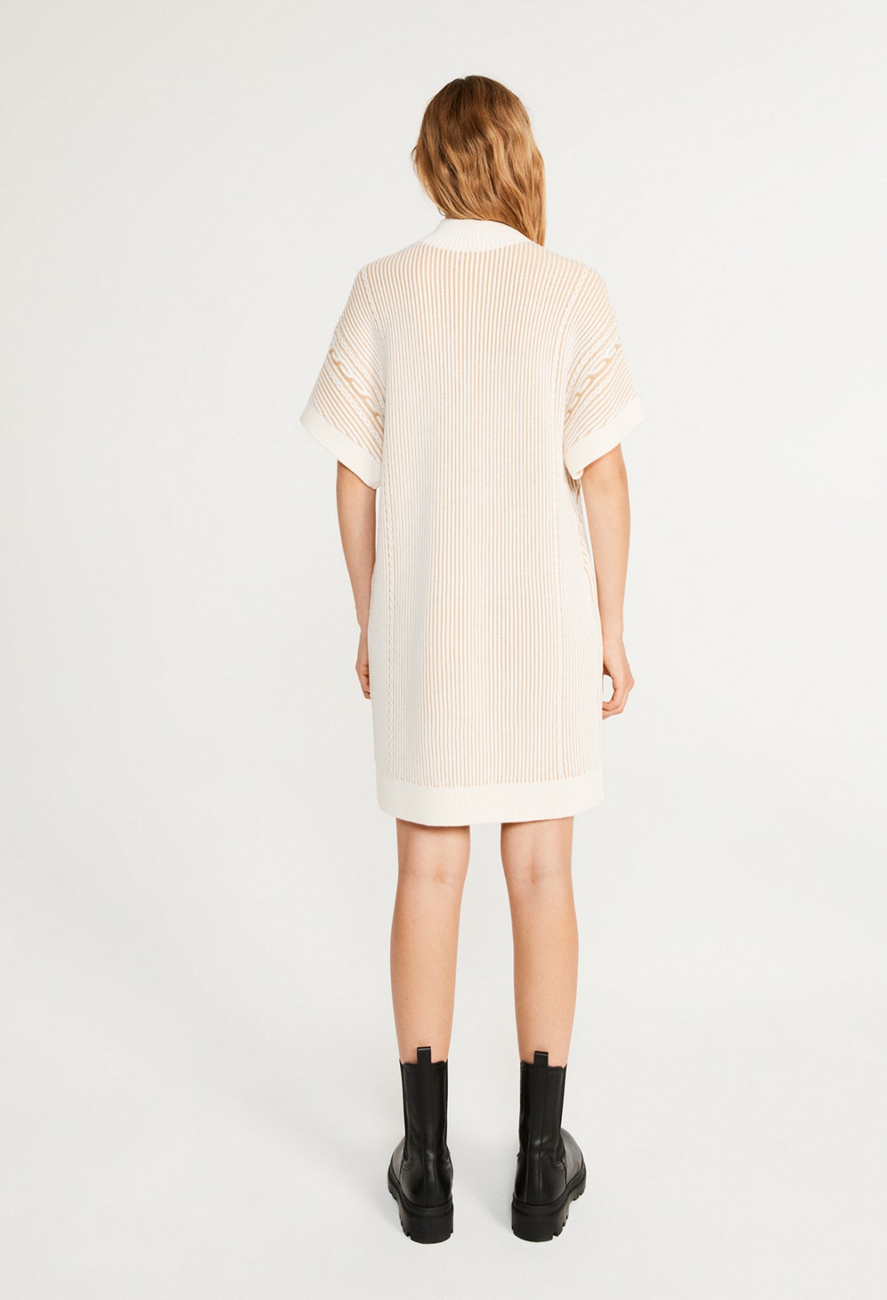 Robe en coton bio et laine traçable Faume - seconde main