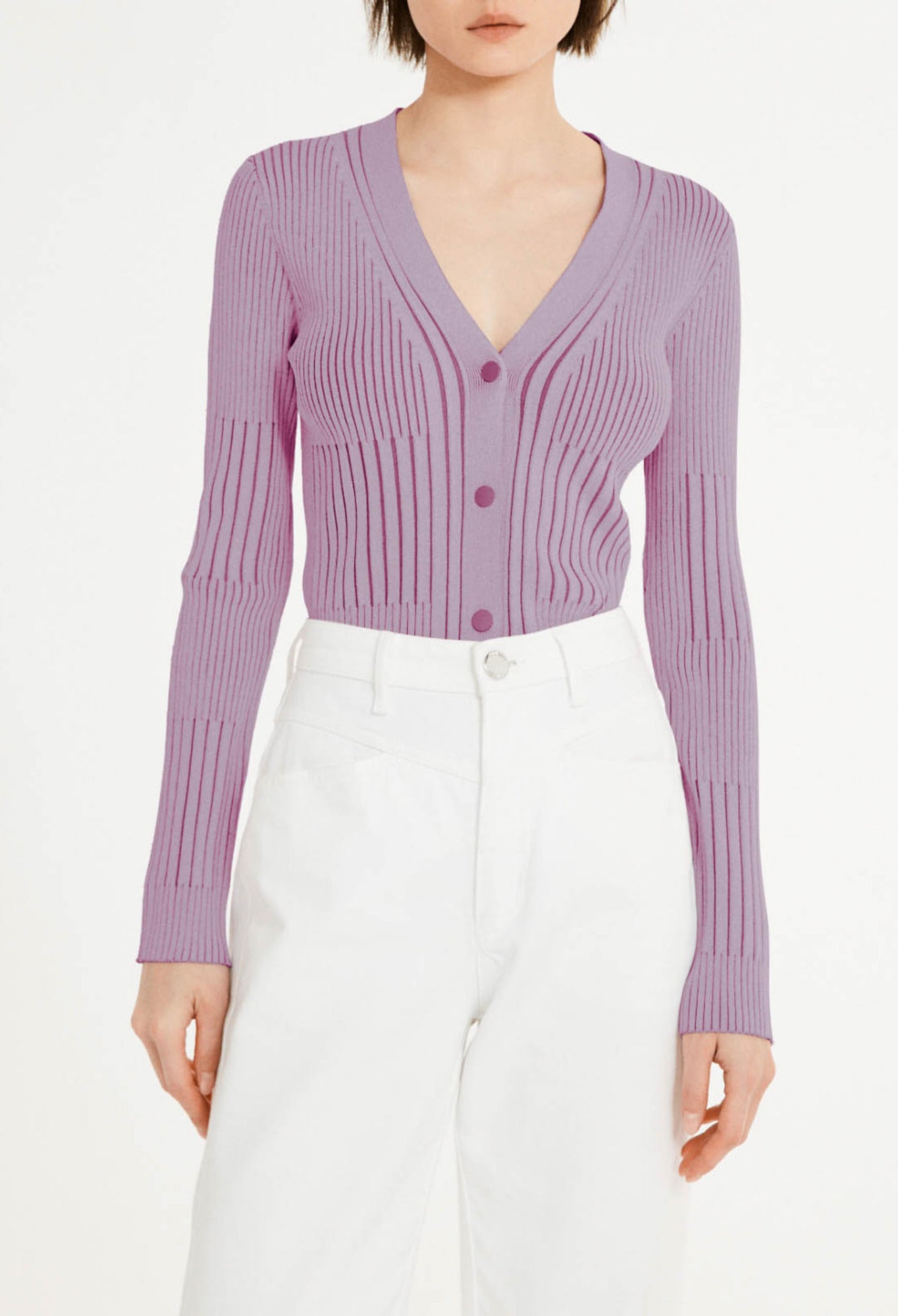 Cardigan bicolore Faume - seconde main