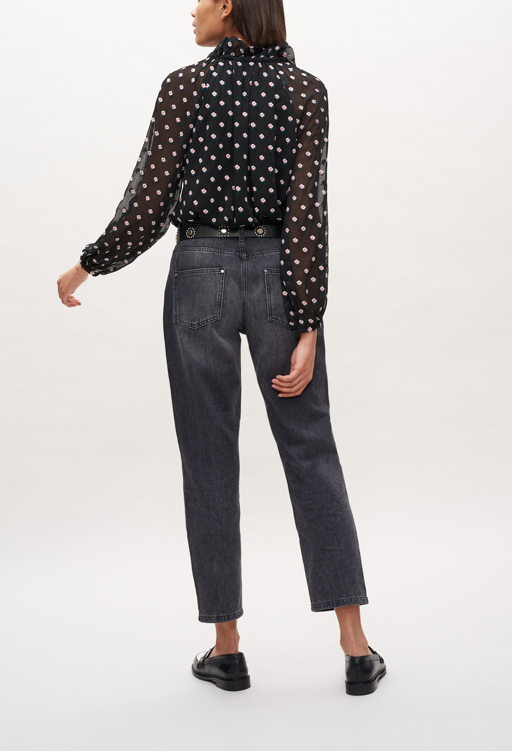 Blouse à imprimée floral Faume - seconde main