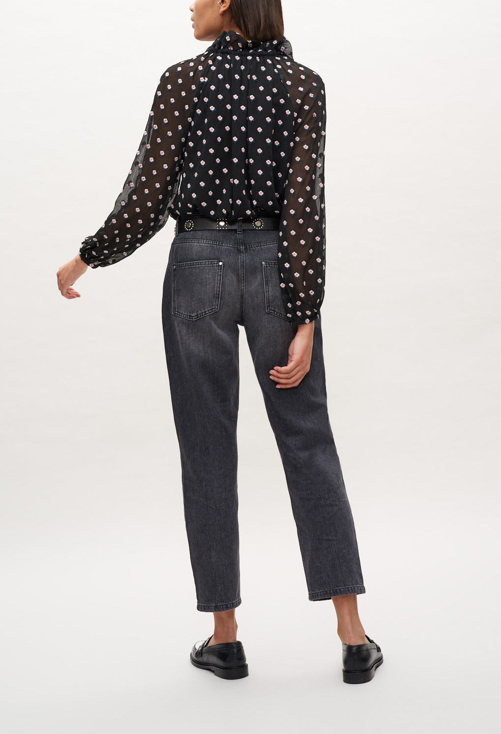 Blouse à imprimée floral Faume - seconde main