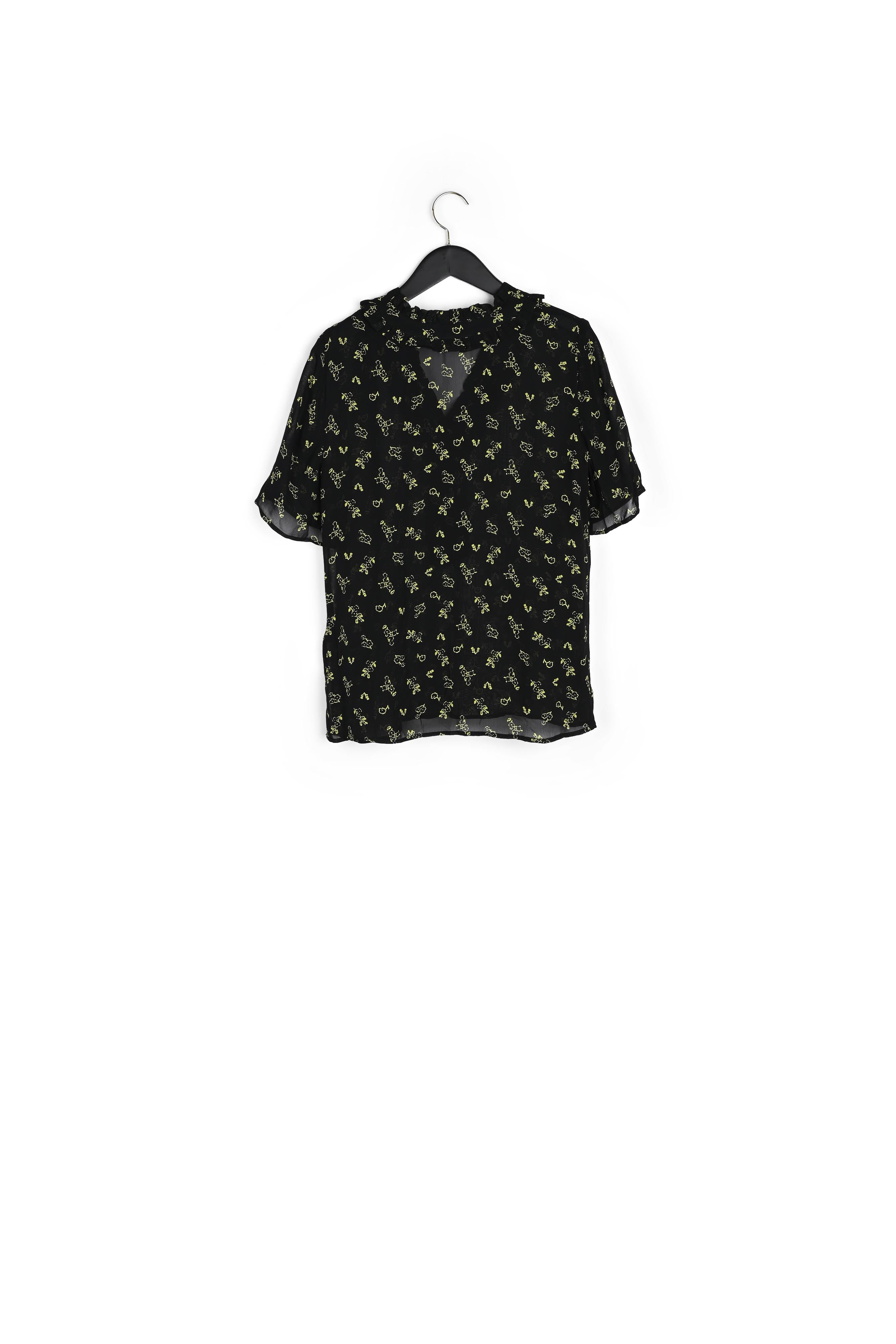 Chemisier imprimé à manches courtes Faume - seconde main