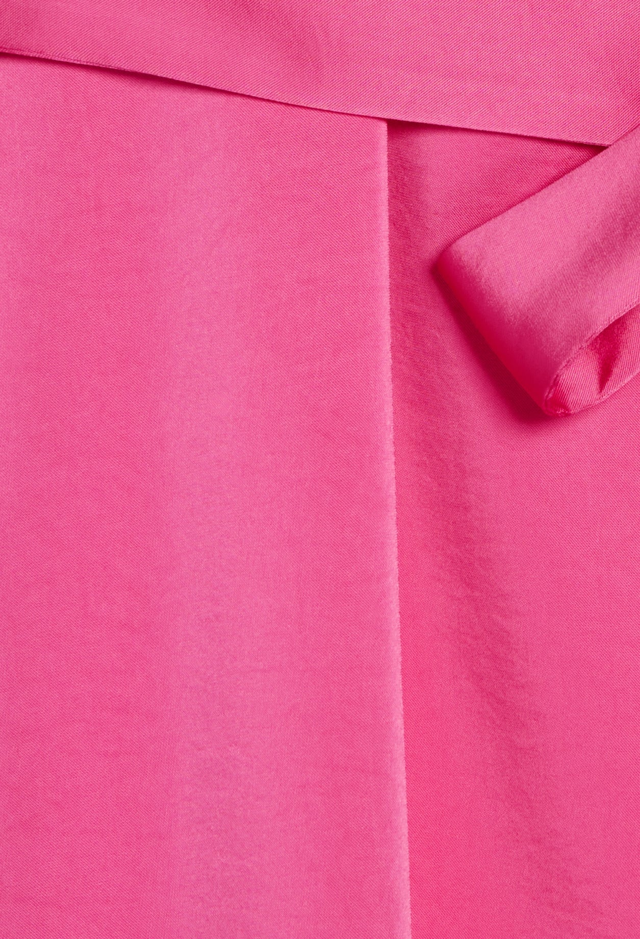 Robe courte asymétrique rose Faume - seconde main