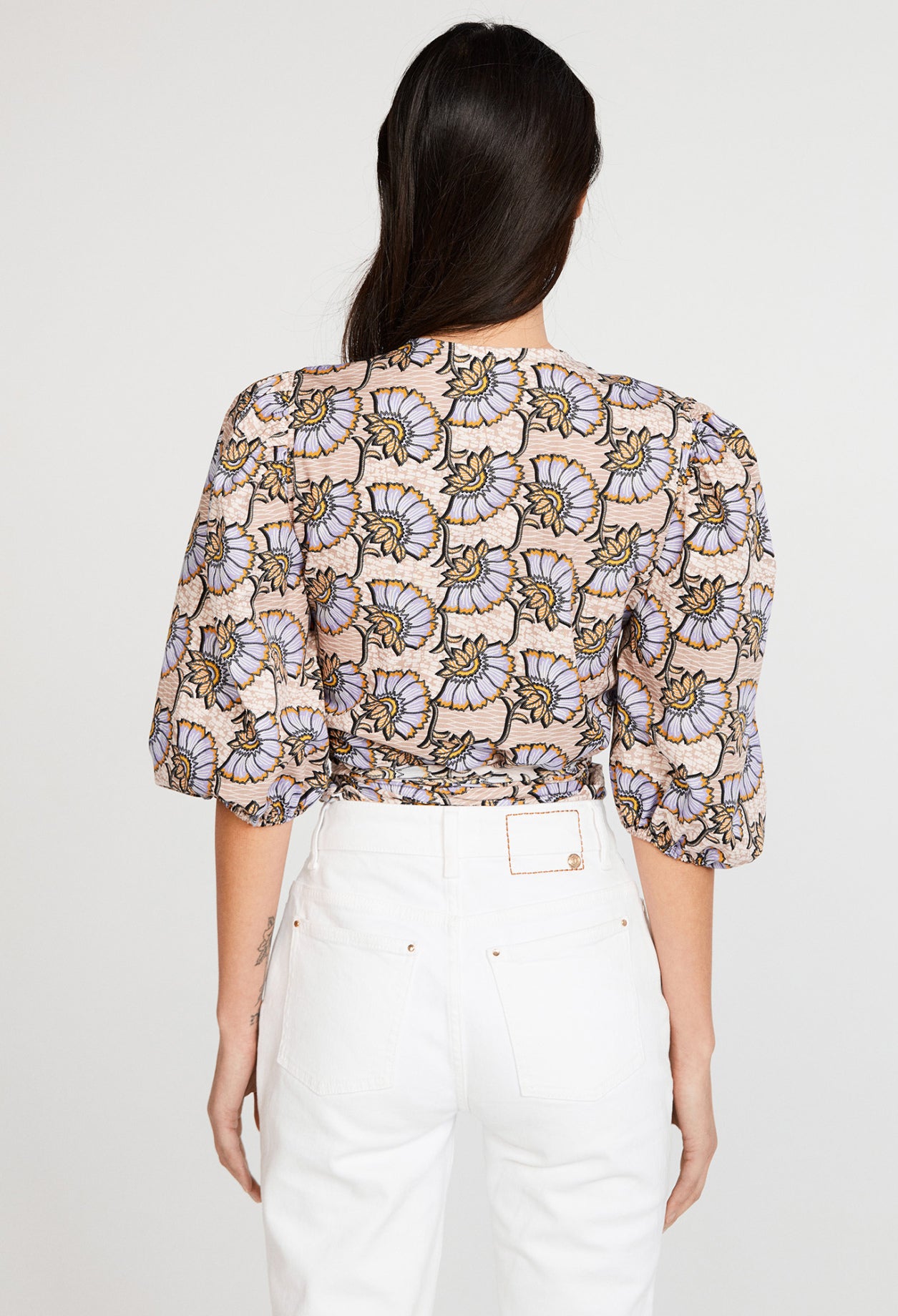 Blouse fleurie Faume - seconde main