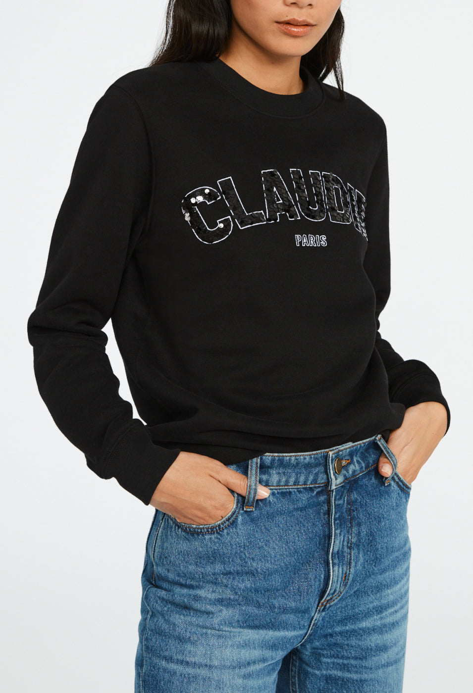 Sweatshirt à application sequins Faume - seconde main