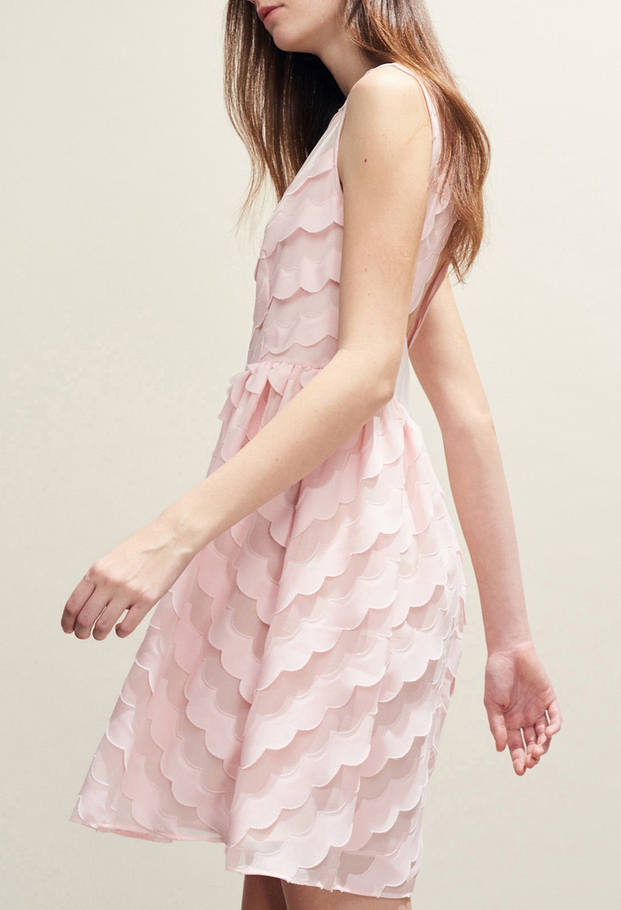 Robe sans manches en transparence Faume - seconde main