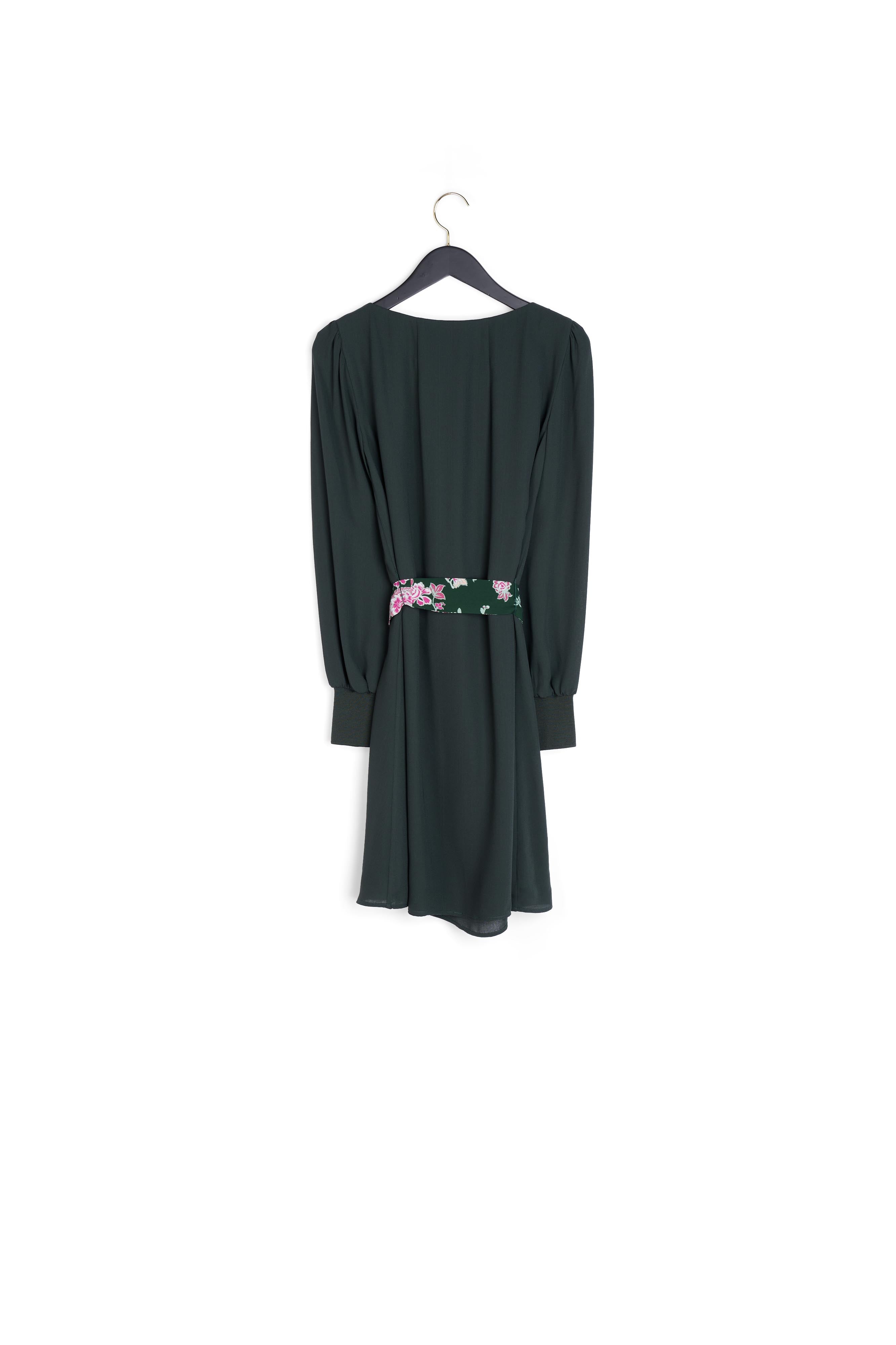 Robe ceinturée en polyester recyclé Faume - seconde main