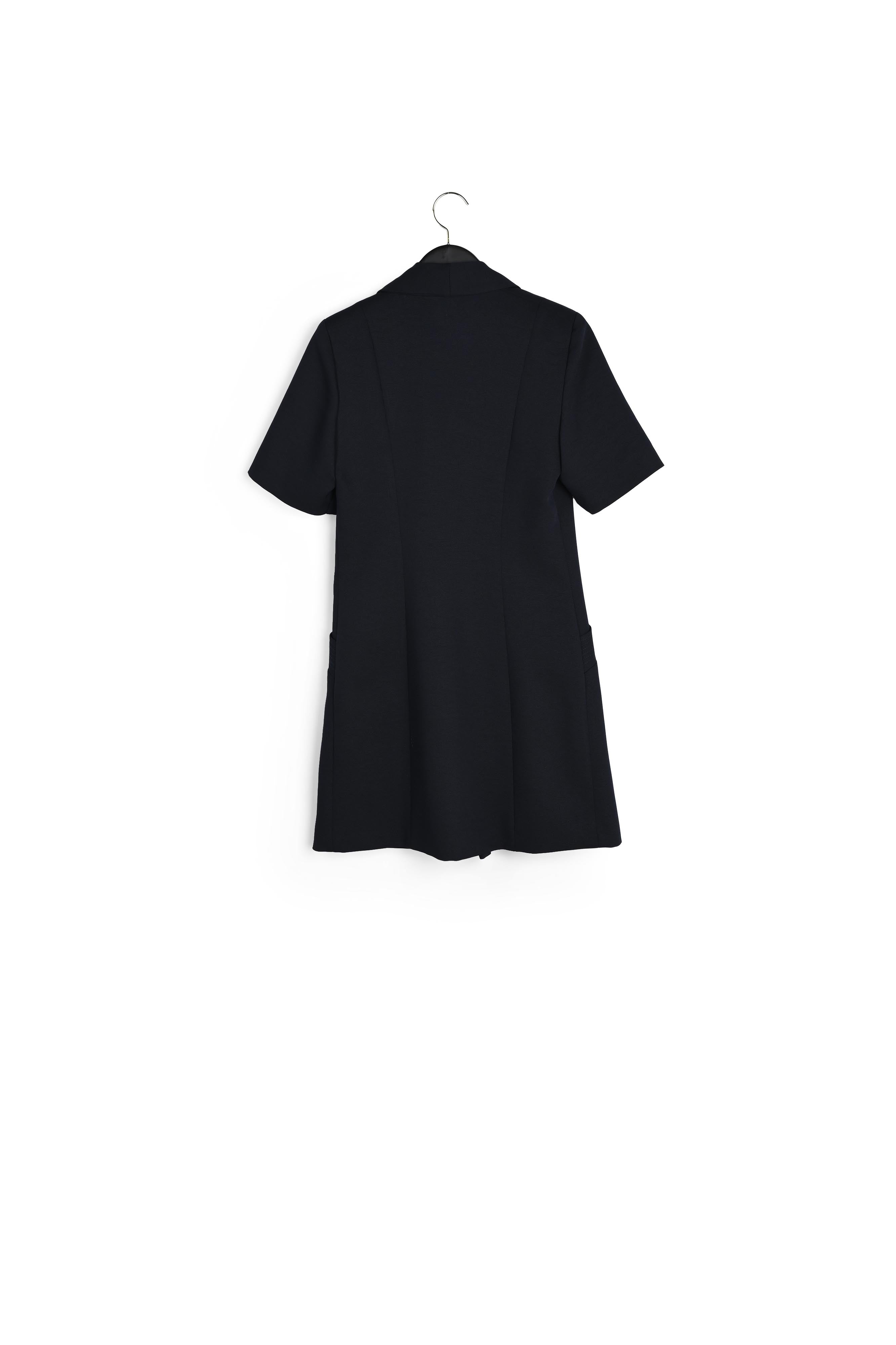 Robe tailleur monogramme marine Faume - seconde main