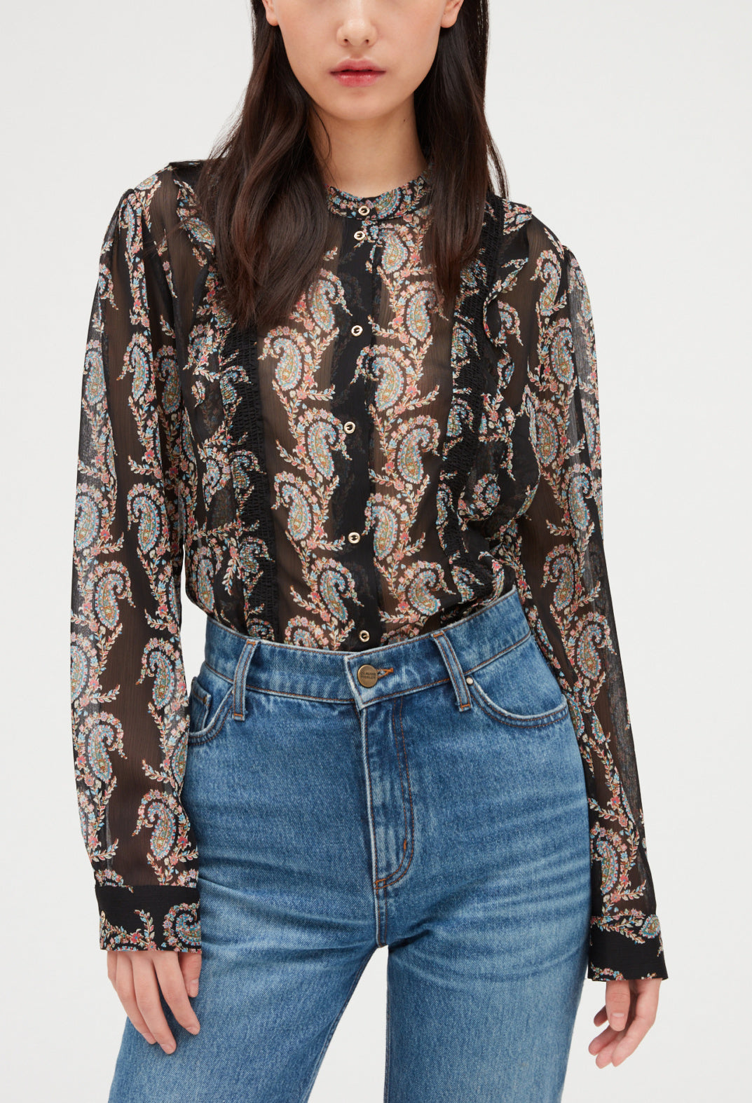 Chemise imprimé cachemire Faume - seconde main