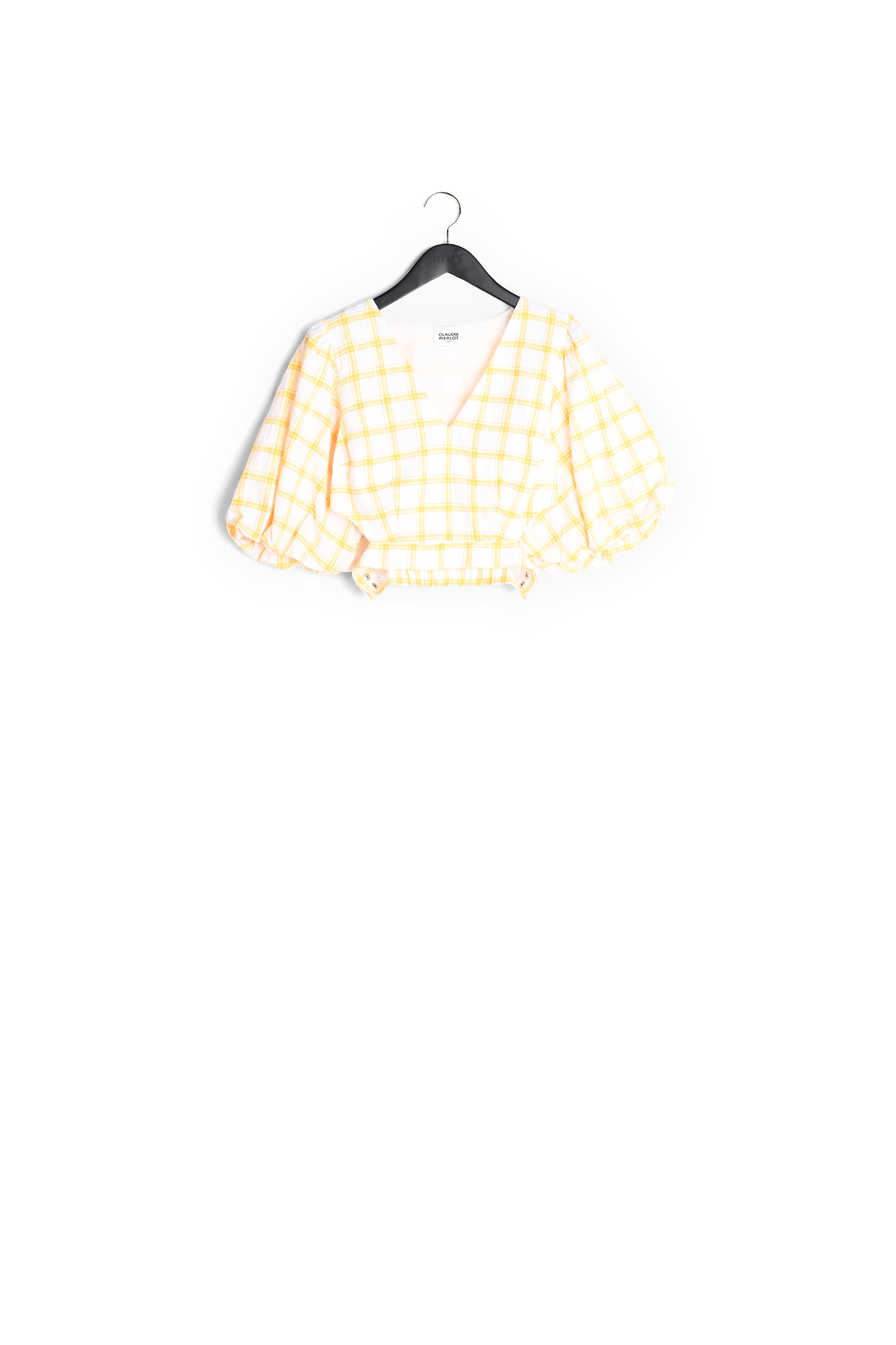 Top court carreaux Faume - seconde main