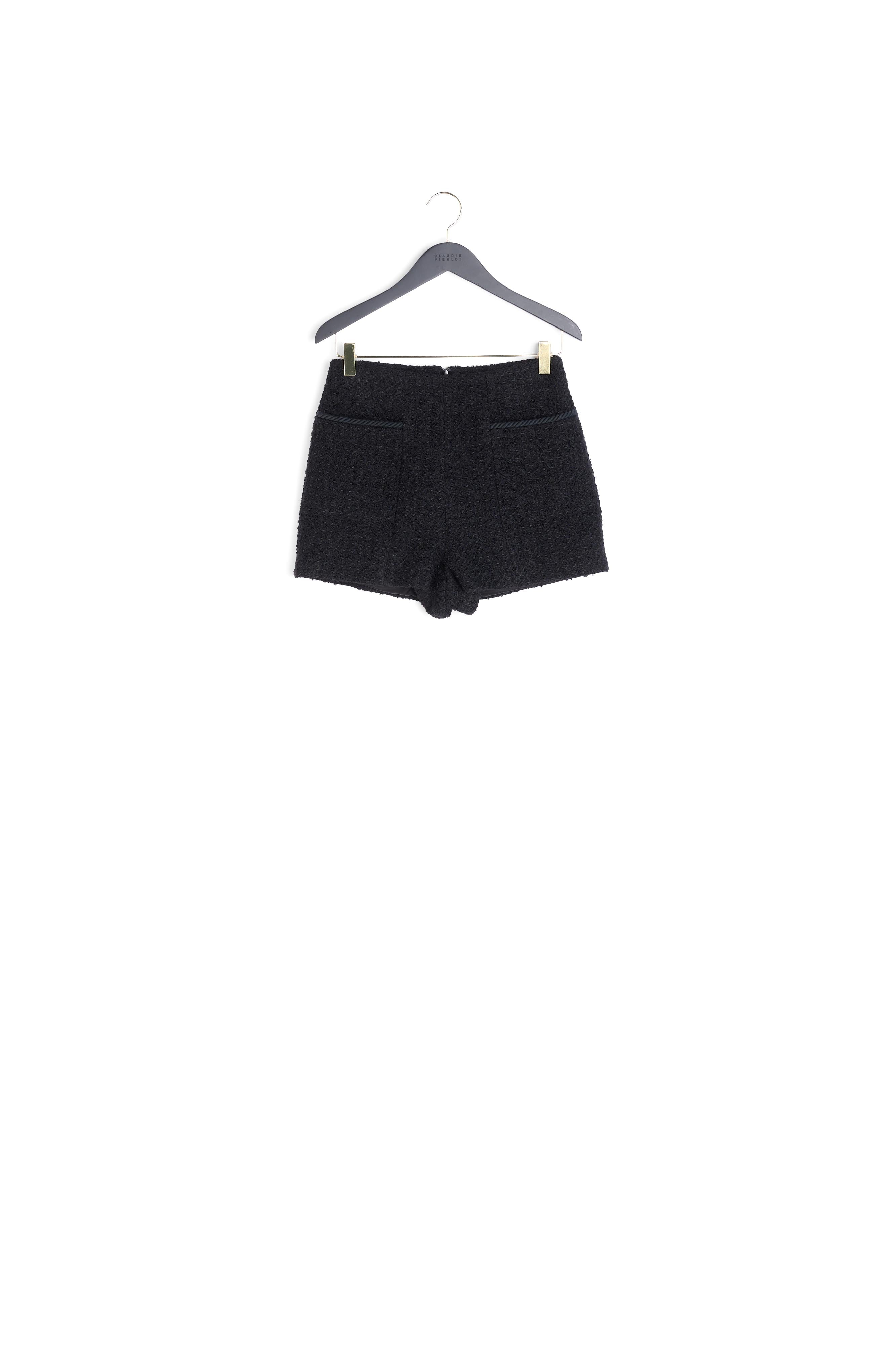 Short tweed noir Faume - seconde main