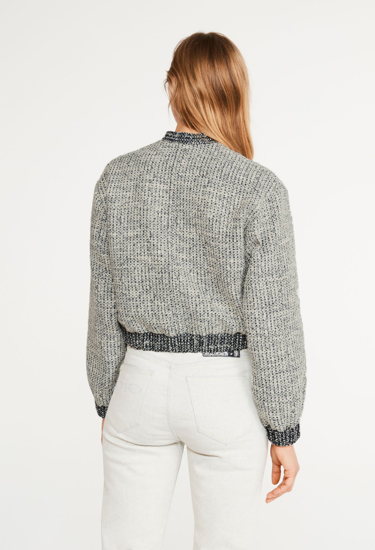Bomber en tweed Faume - seconde main