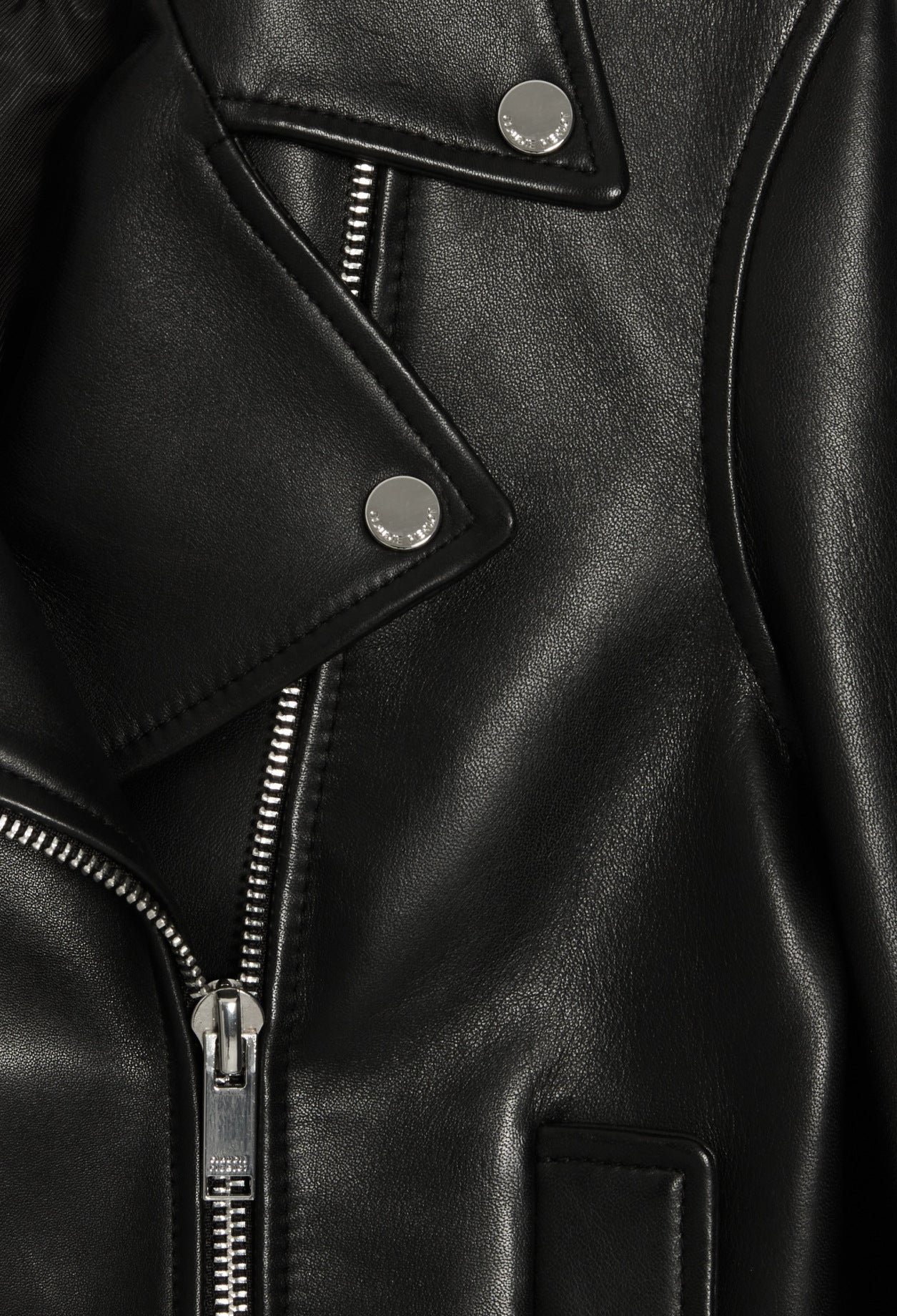 Blouson cuir noir Faume - seconde main