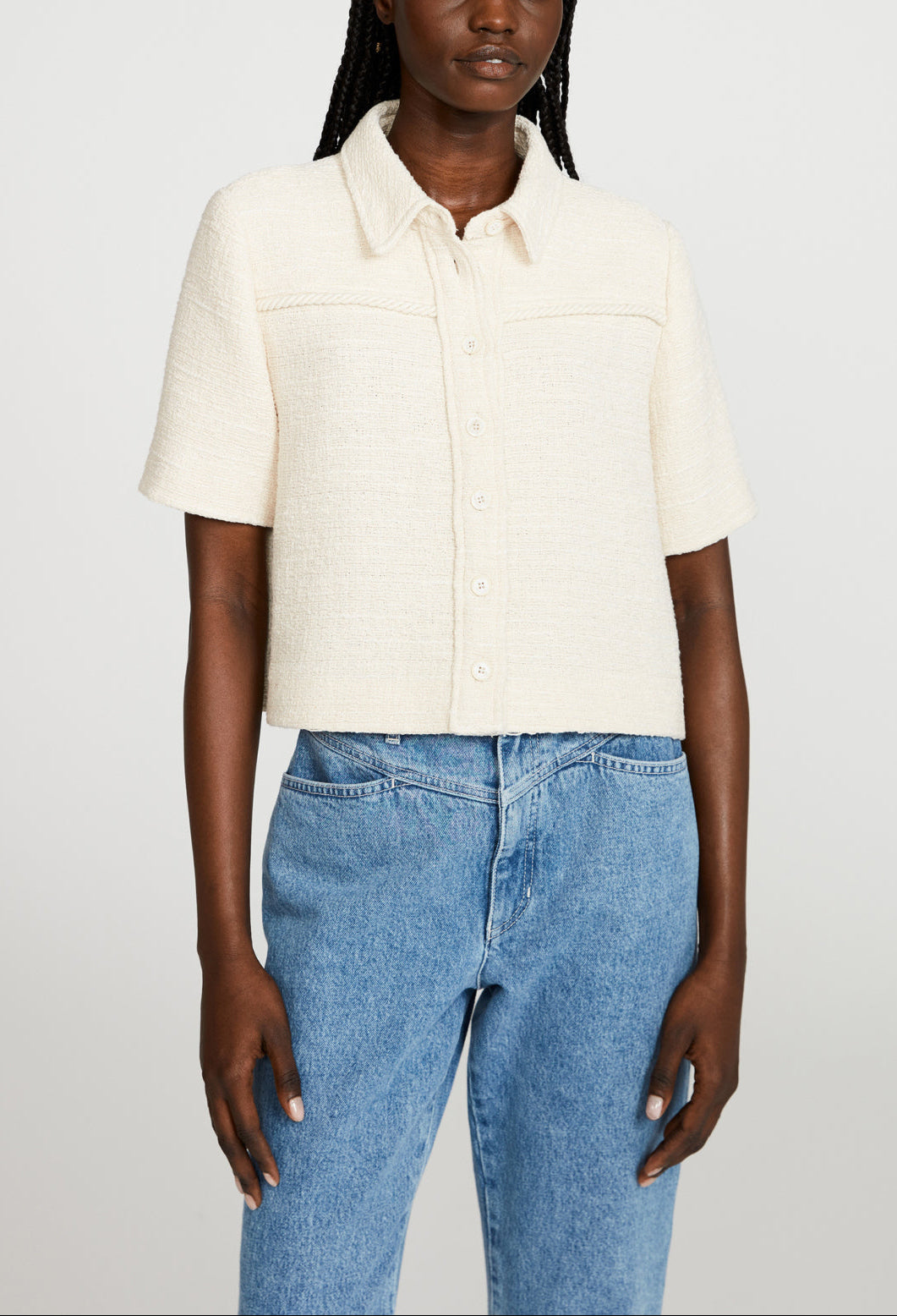 Chemise tweed Faume - seconde main