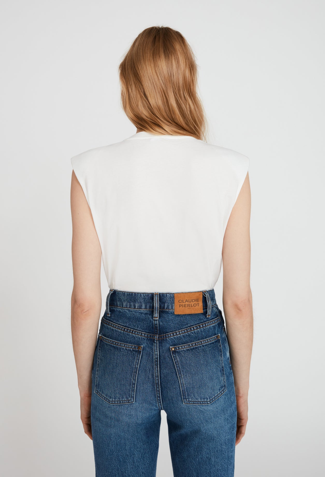 T-shirt coton sans manche Faume - seconde main