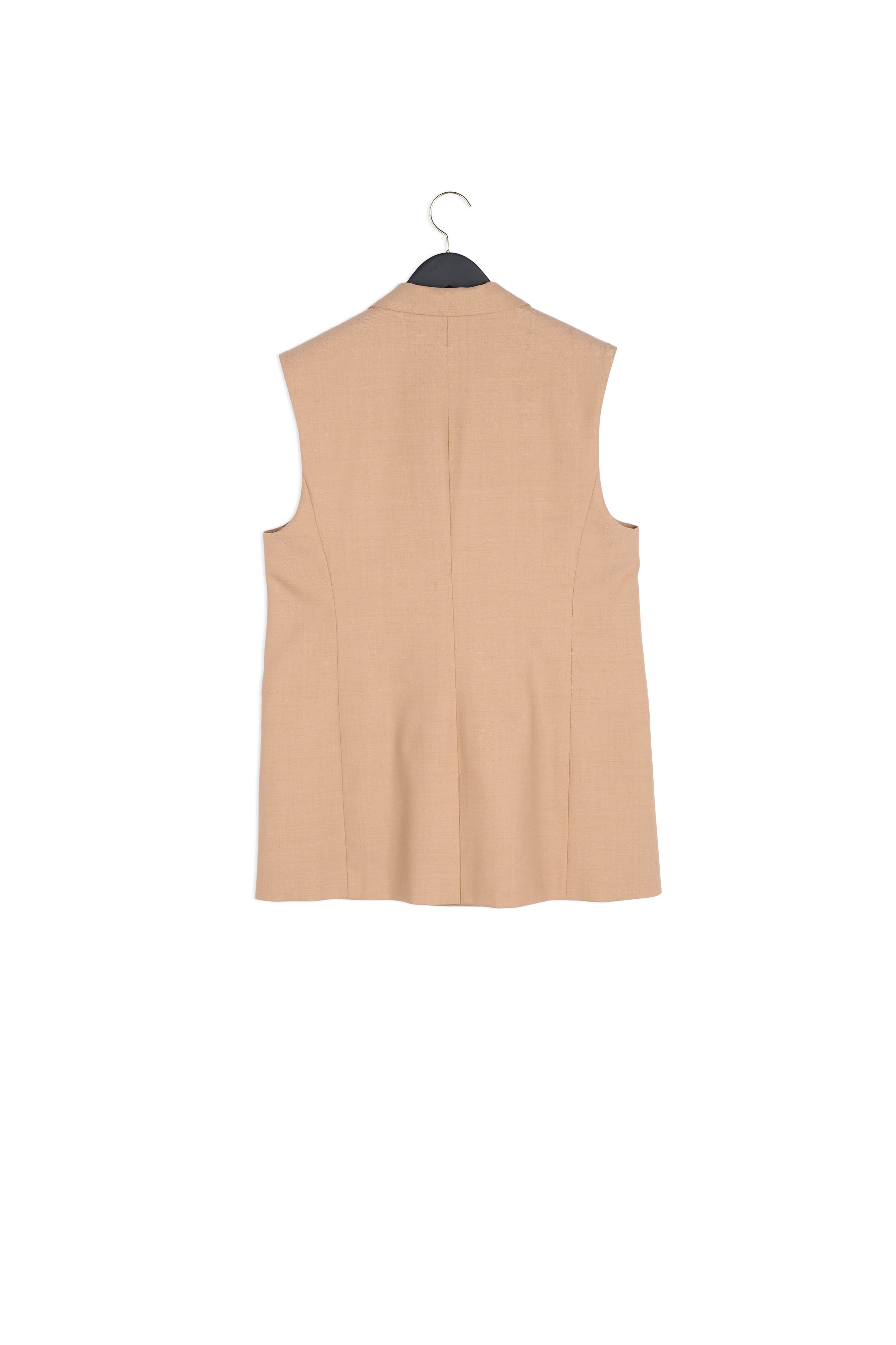 Veste sans manches en laine traçable Faume - seconde main