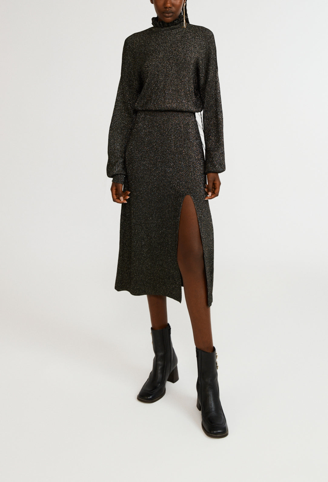 Robe longue en lurex Faume - seconde main