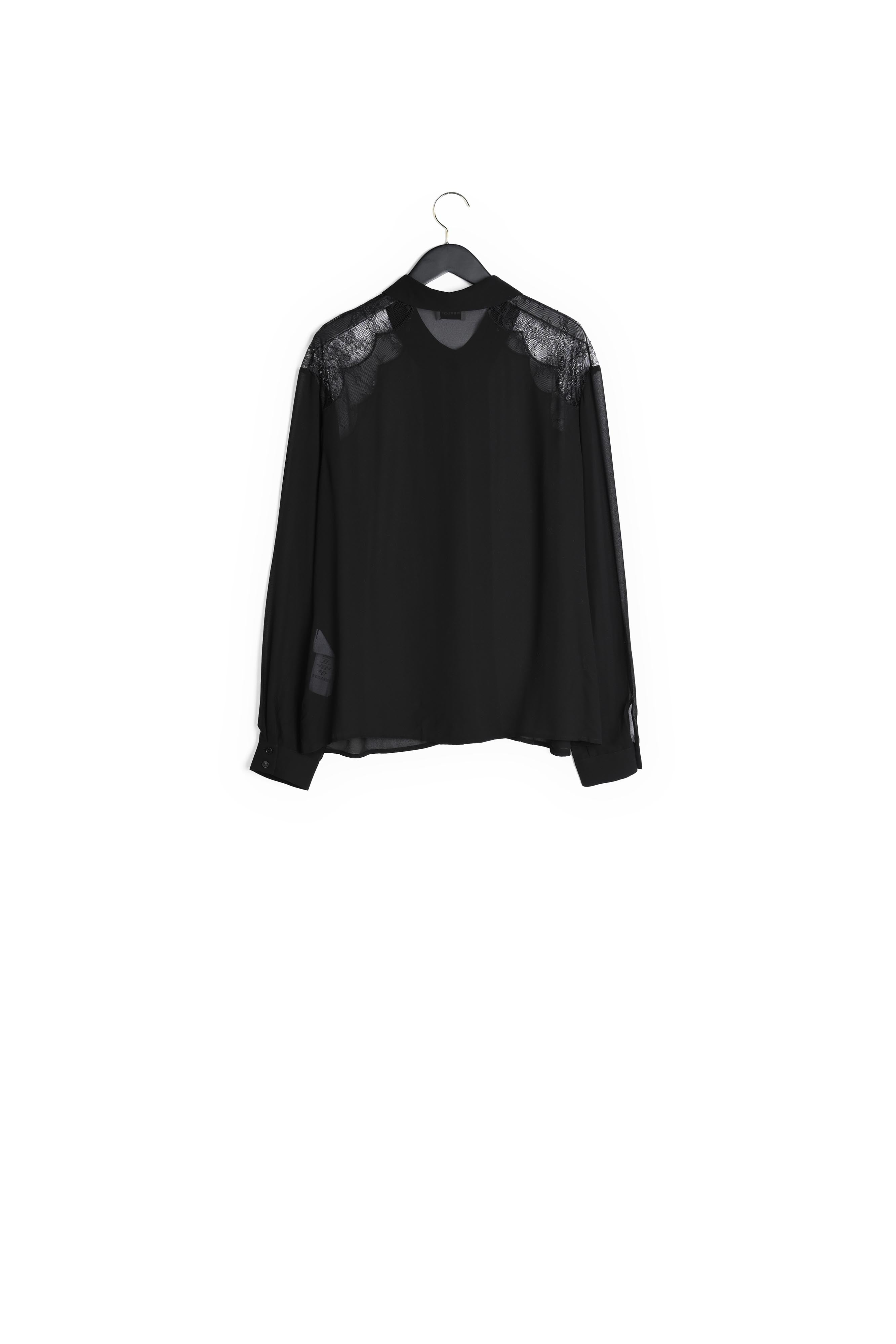 Chemise dentelle noire Faume - seconde main