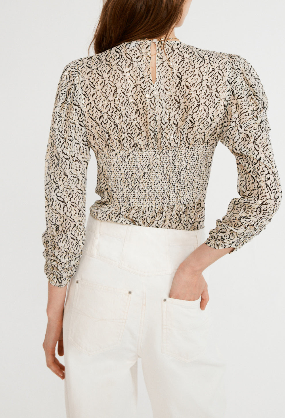Blouse imprimée Faume - seconde main