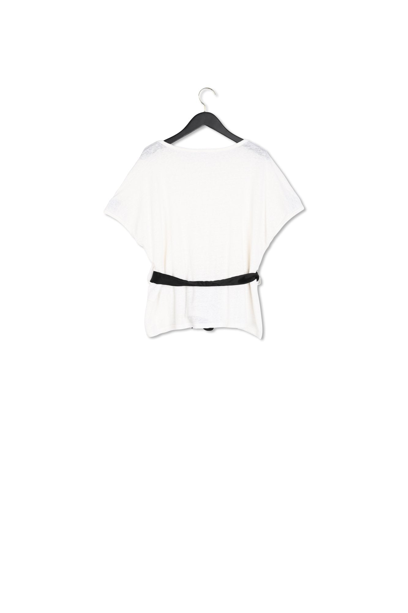 T-shirt en lin ceinturé Faume - seconde main