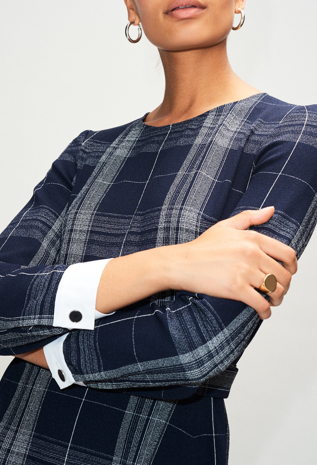 Robe à carreaux ceinturée Faume - seconde main