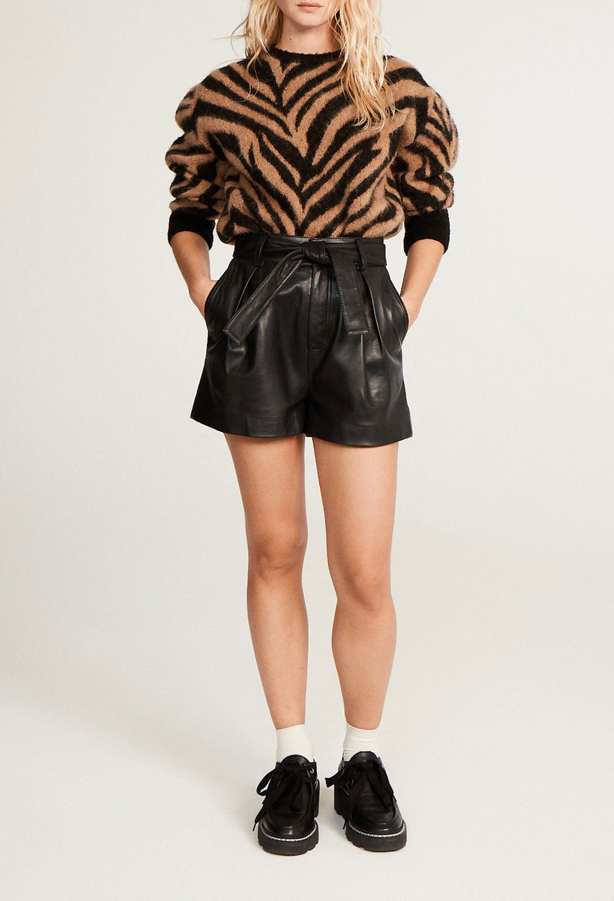 Pull zébré Faume - seconde main