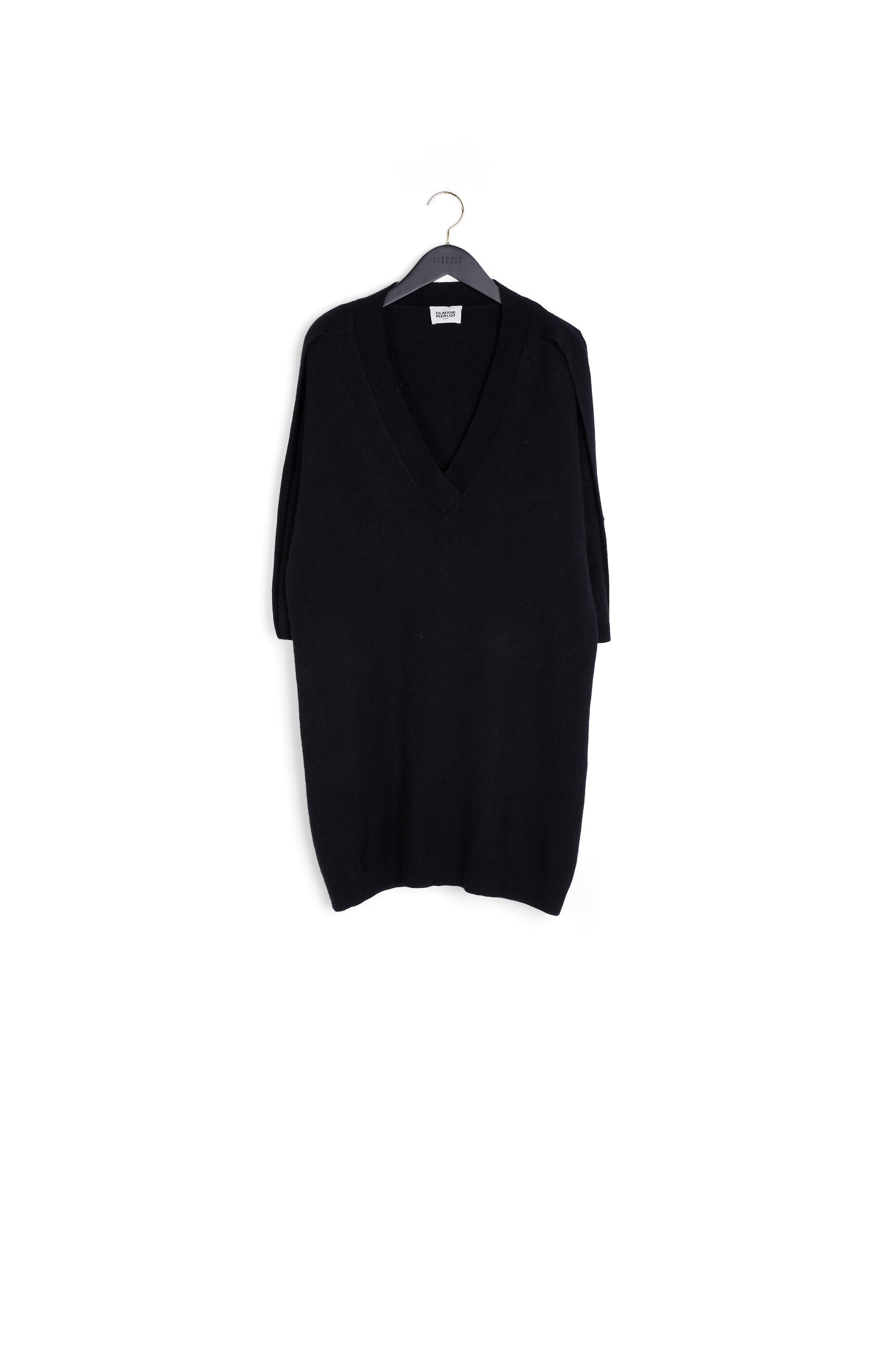 Robe pull col V Faume - seconde main