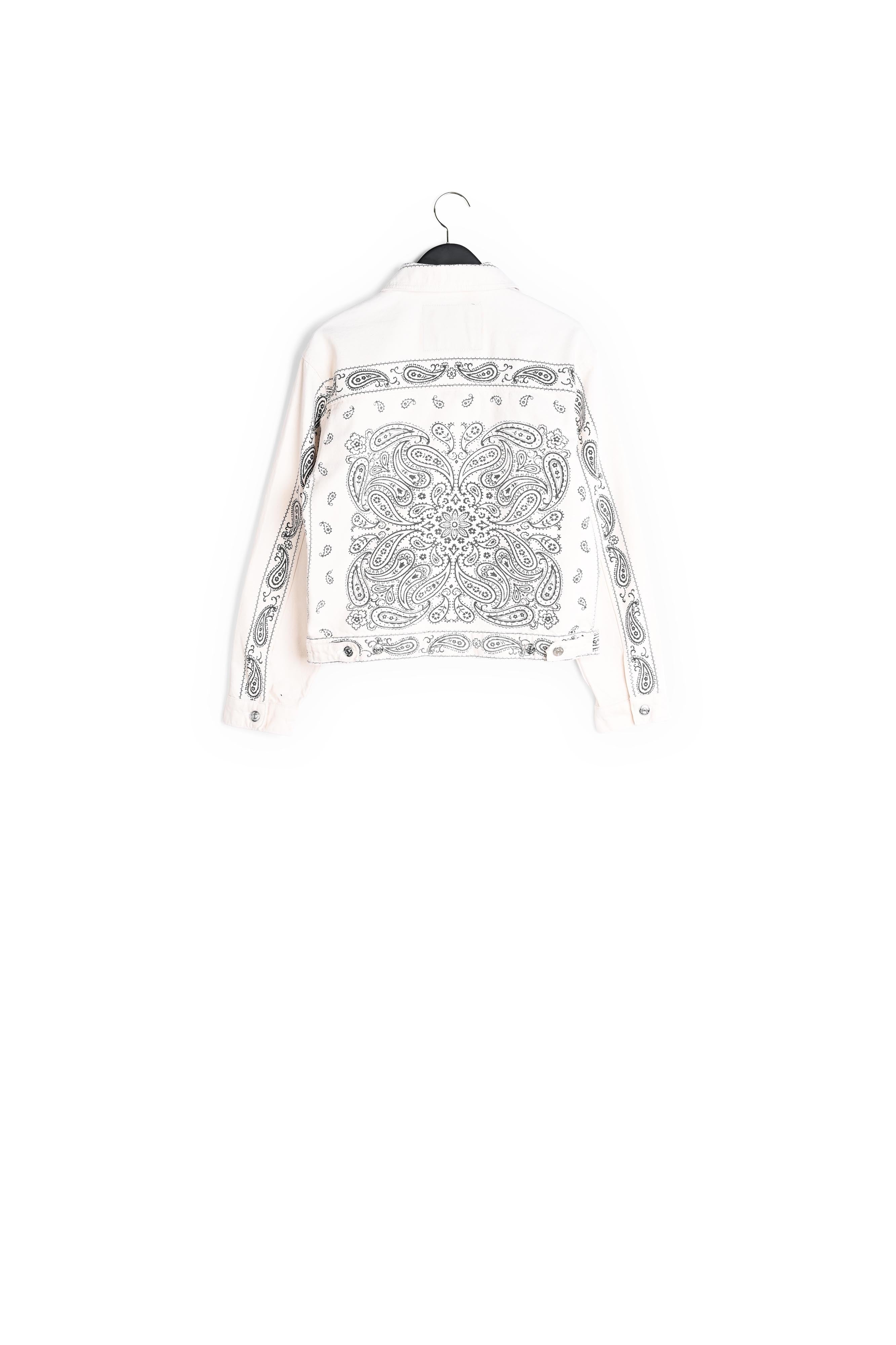 Veste imprimée en jean économe en eau Faume - seconde main