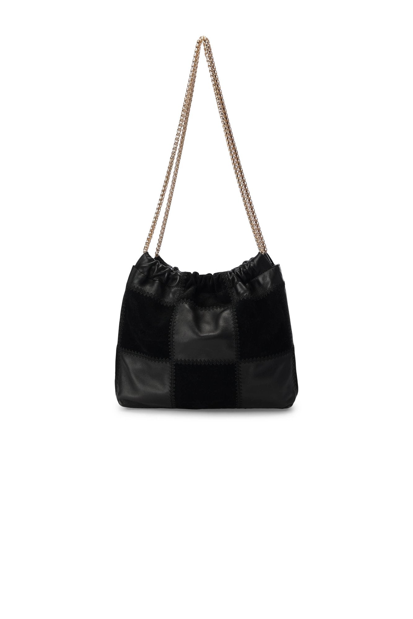 Sac noir pochon cuir Faume - seconde main