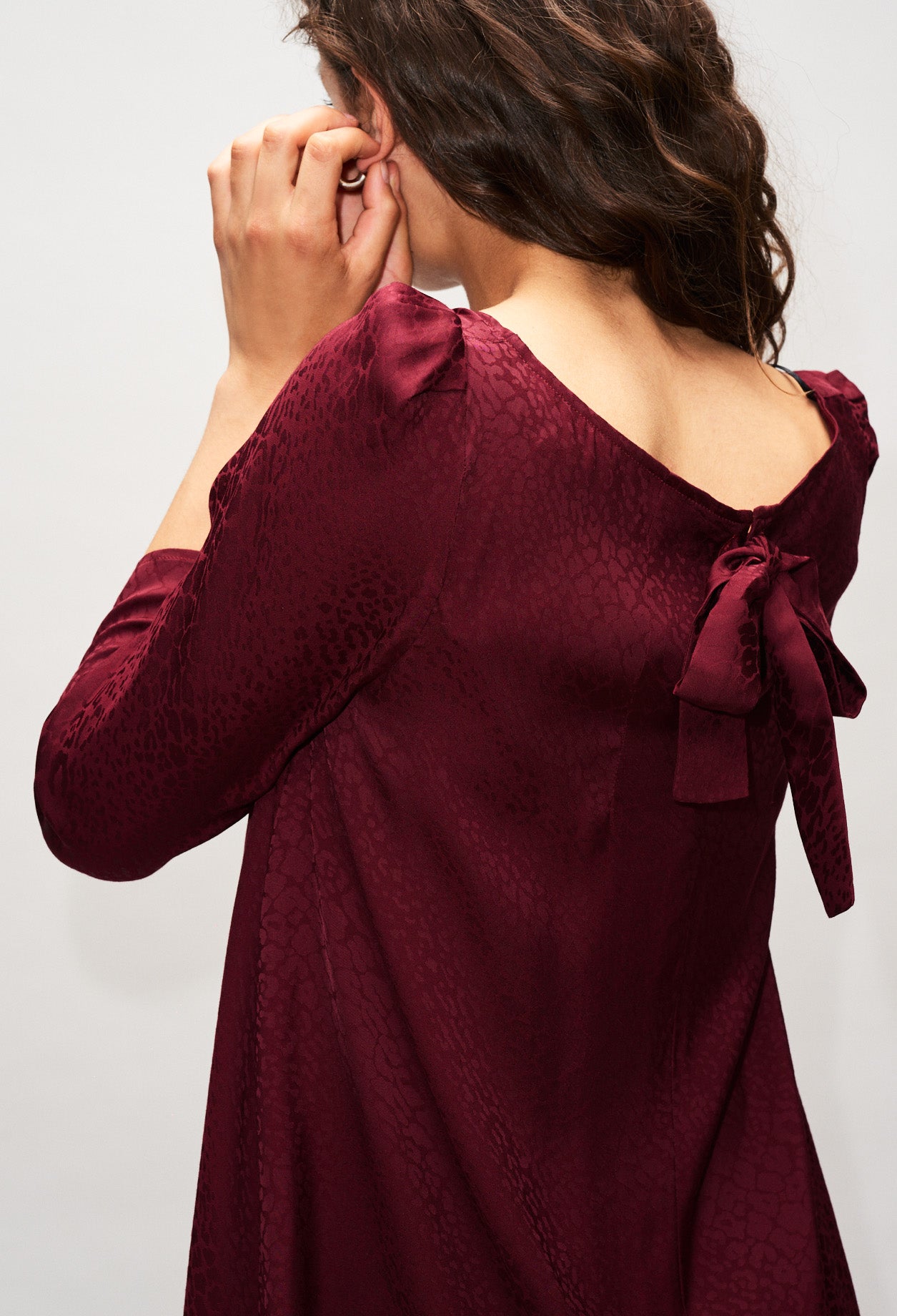 Robe Rififi jacquard Faume - seconde main