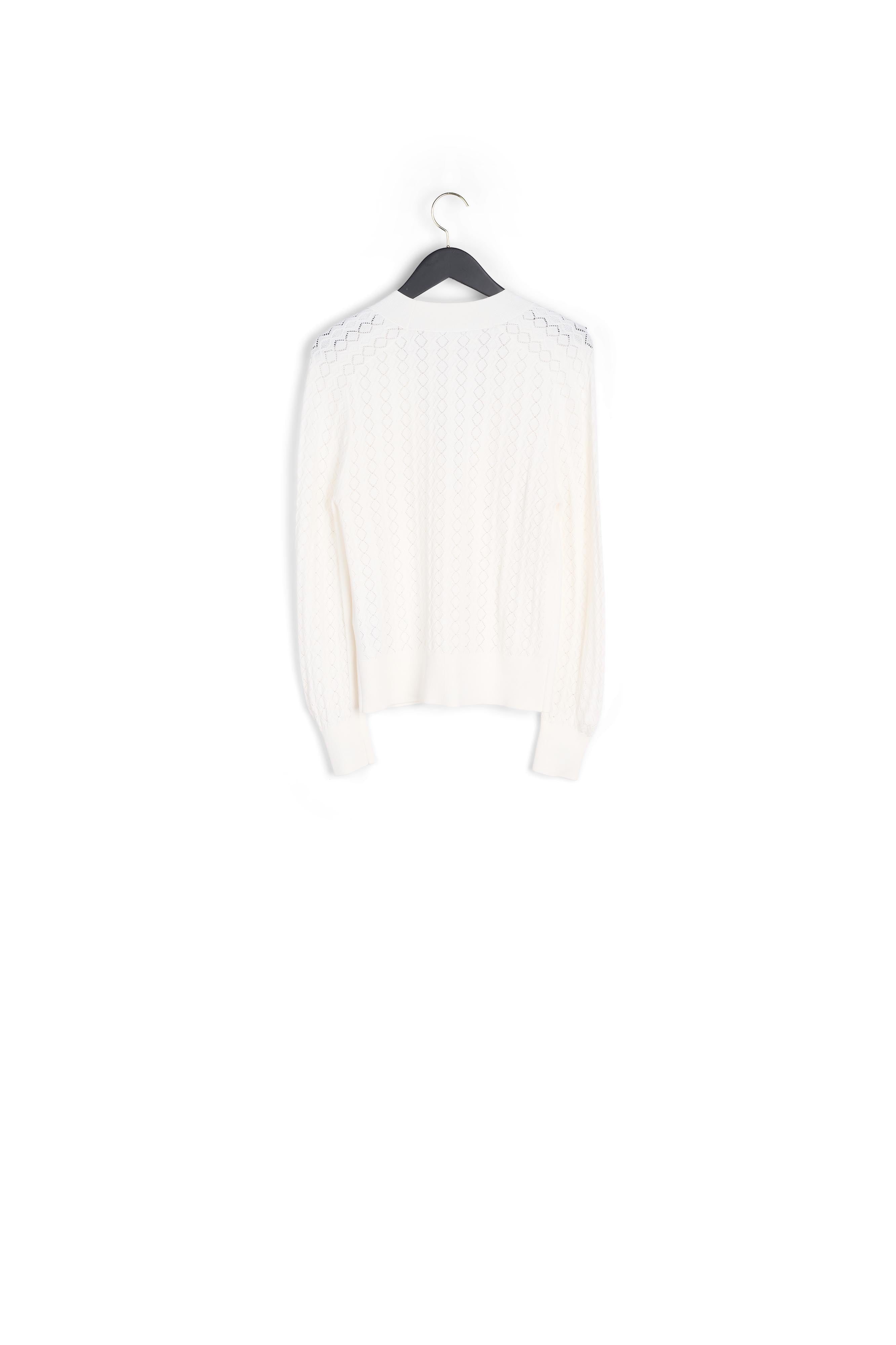 Cardigan en maille ajourée Faume - seconde main