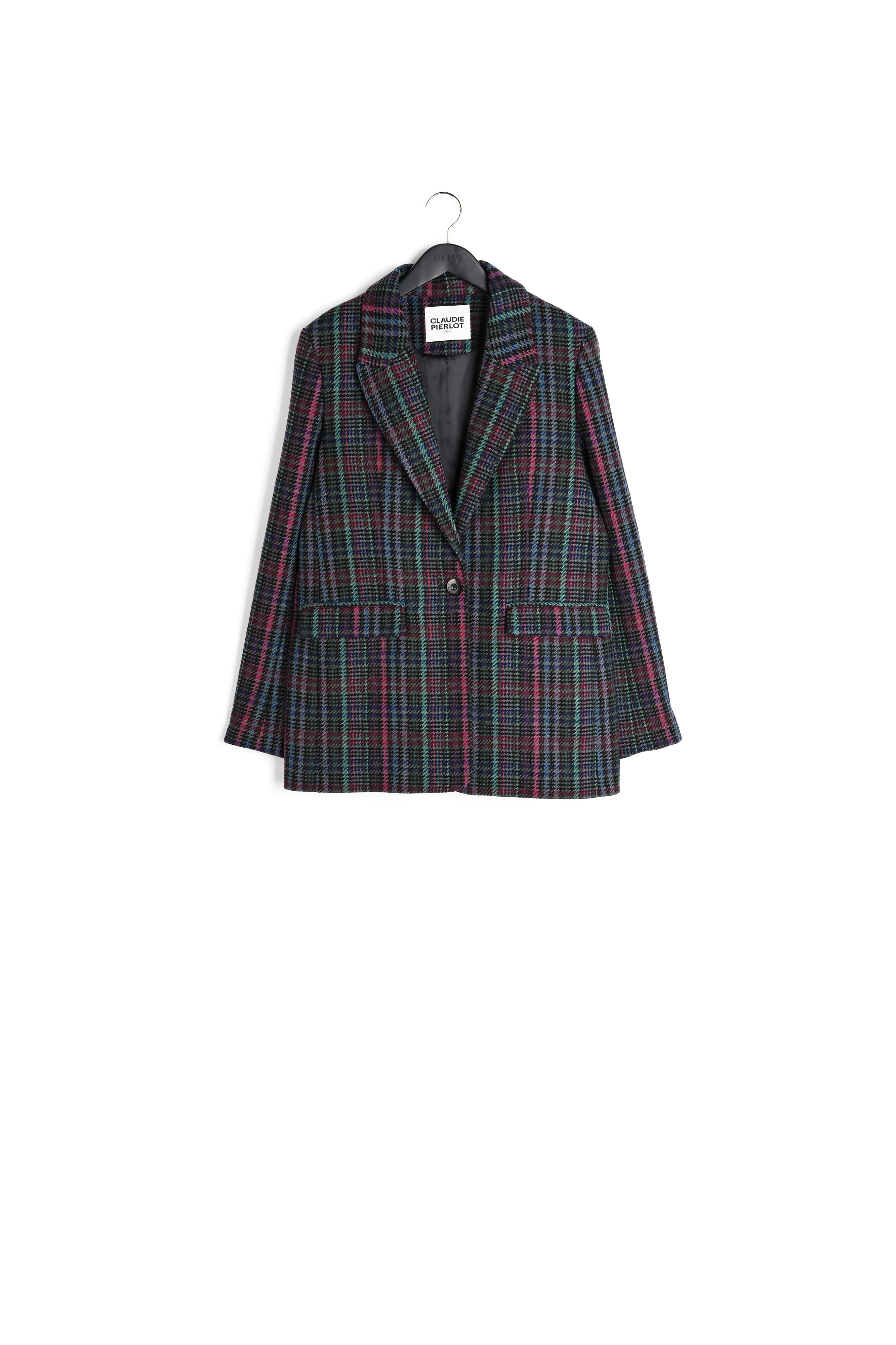 Veste à motif tartan Faume - seconde main