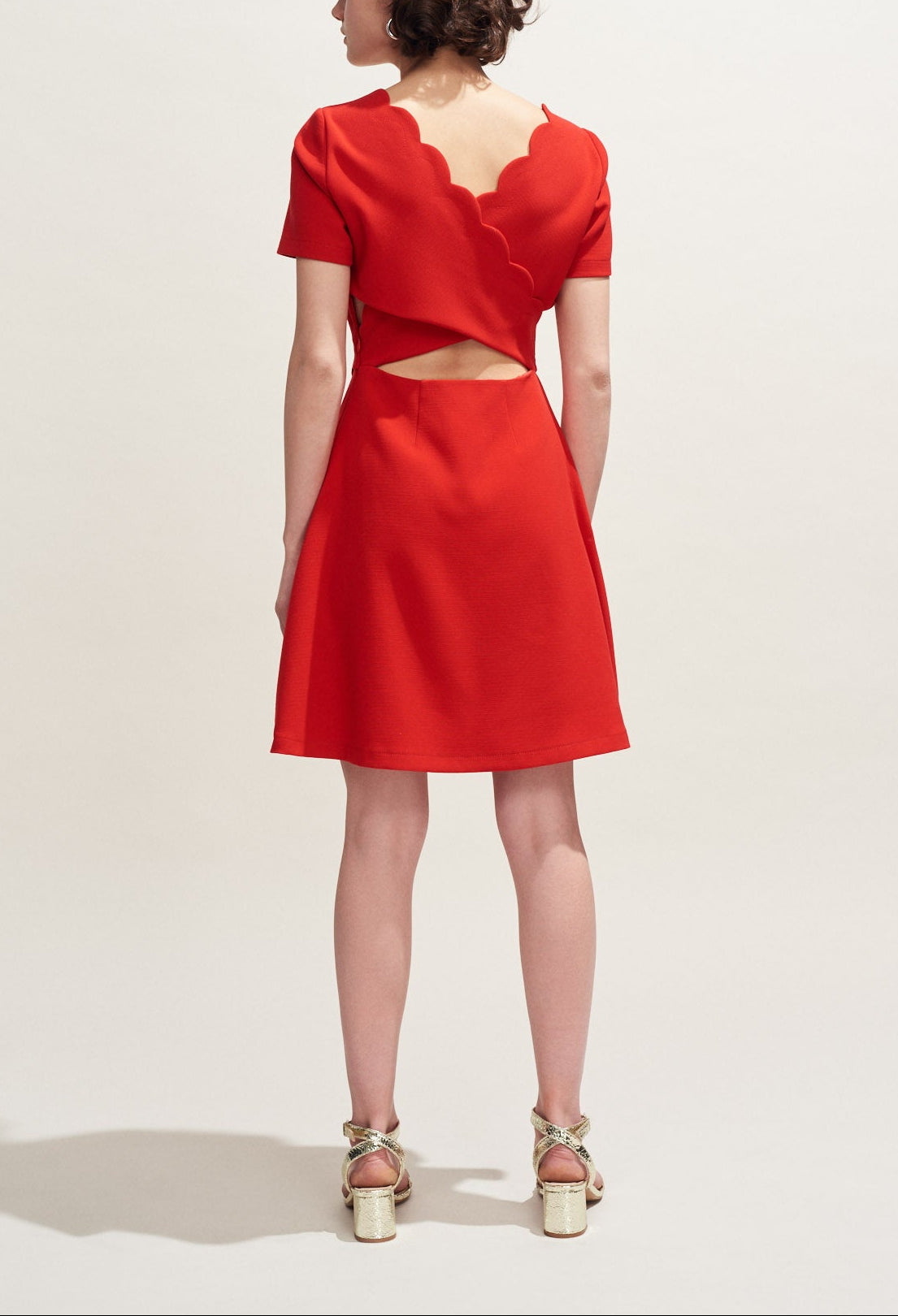 Robe dos nu à coquilles Faume - seconde main